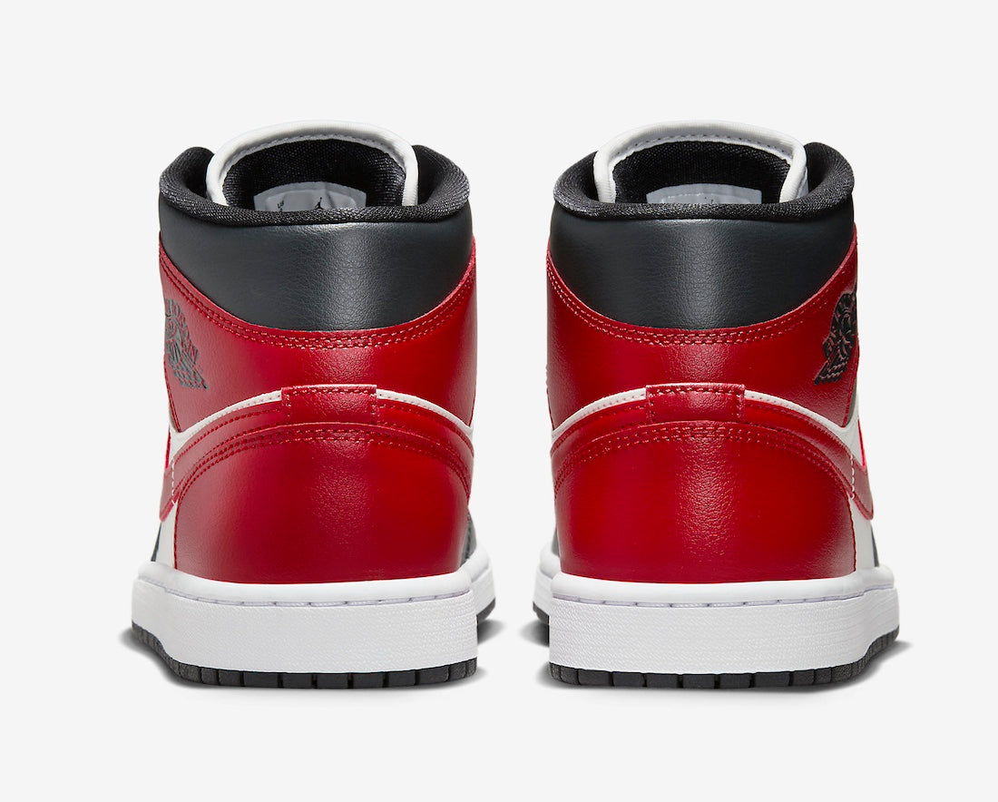 Kicks Machine Air Jordan 1 Mid Gym Red Off Noir Sale - view 5