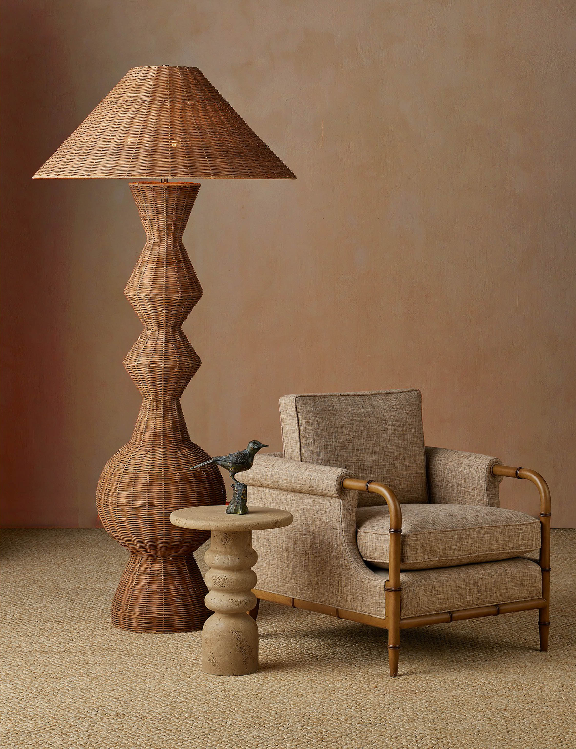 Lulu and Georgia Pyrus Floor Lamp – Natural - view 2