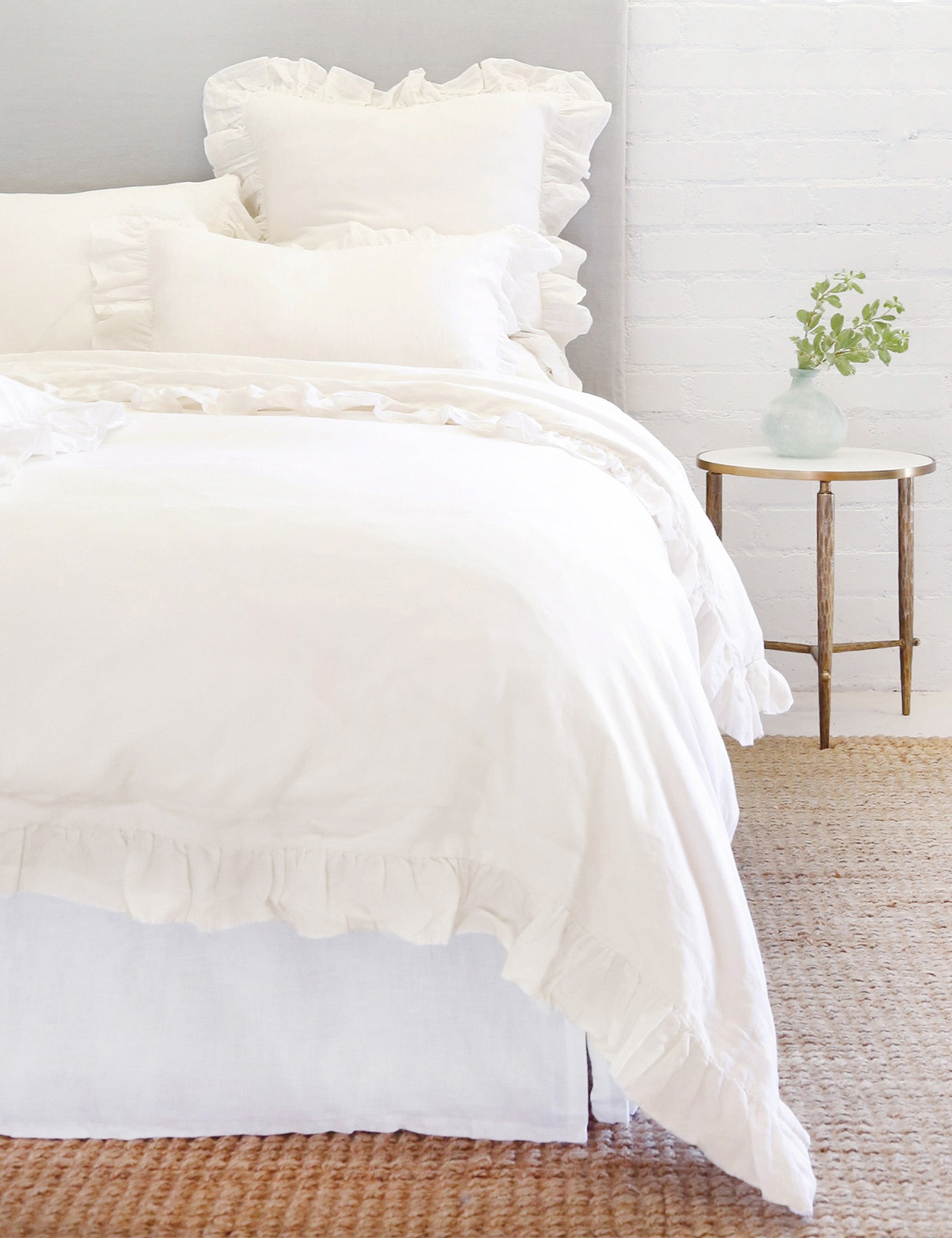 Lulu and Georgia Charlie Linen Duvet by Pom Pom at Home - view 2