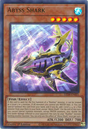 Yu-Gi-Oh! Abyss Shark - LED9-EN001 - Ultra Rare - 1st Edition