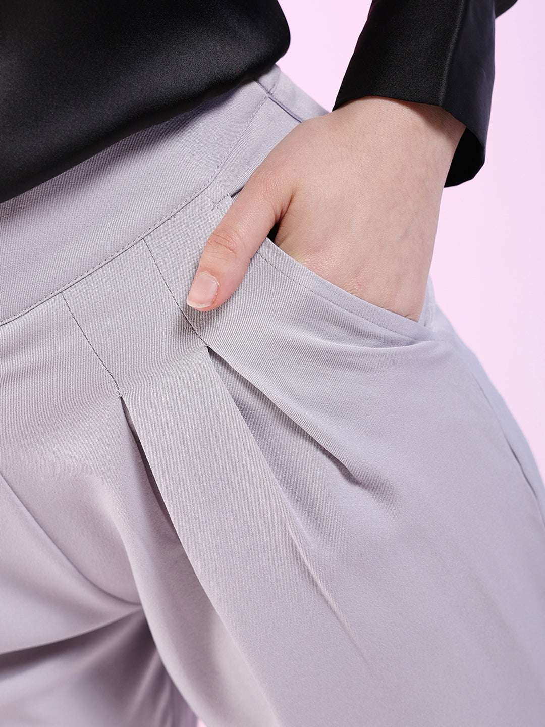 Freehand By The Indian Garage Co Women Solid Trouser - view 3