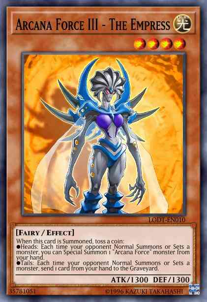 Yu-Gi-Oh! Arcana Force III - The Empress - LODT-EN010 - Common - 1st Edition