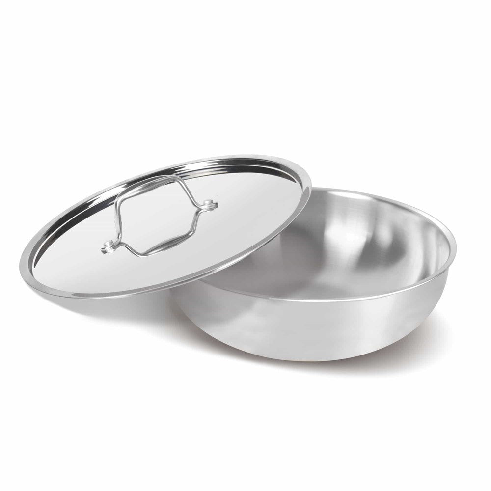 Tasla With Lid - Triply (Milton Procook) – Steel