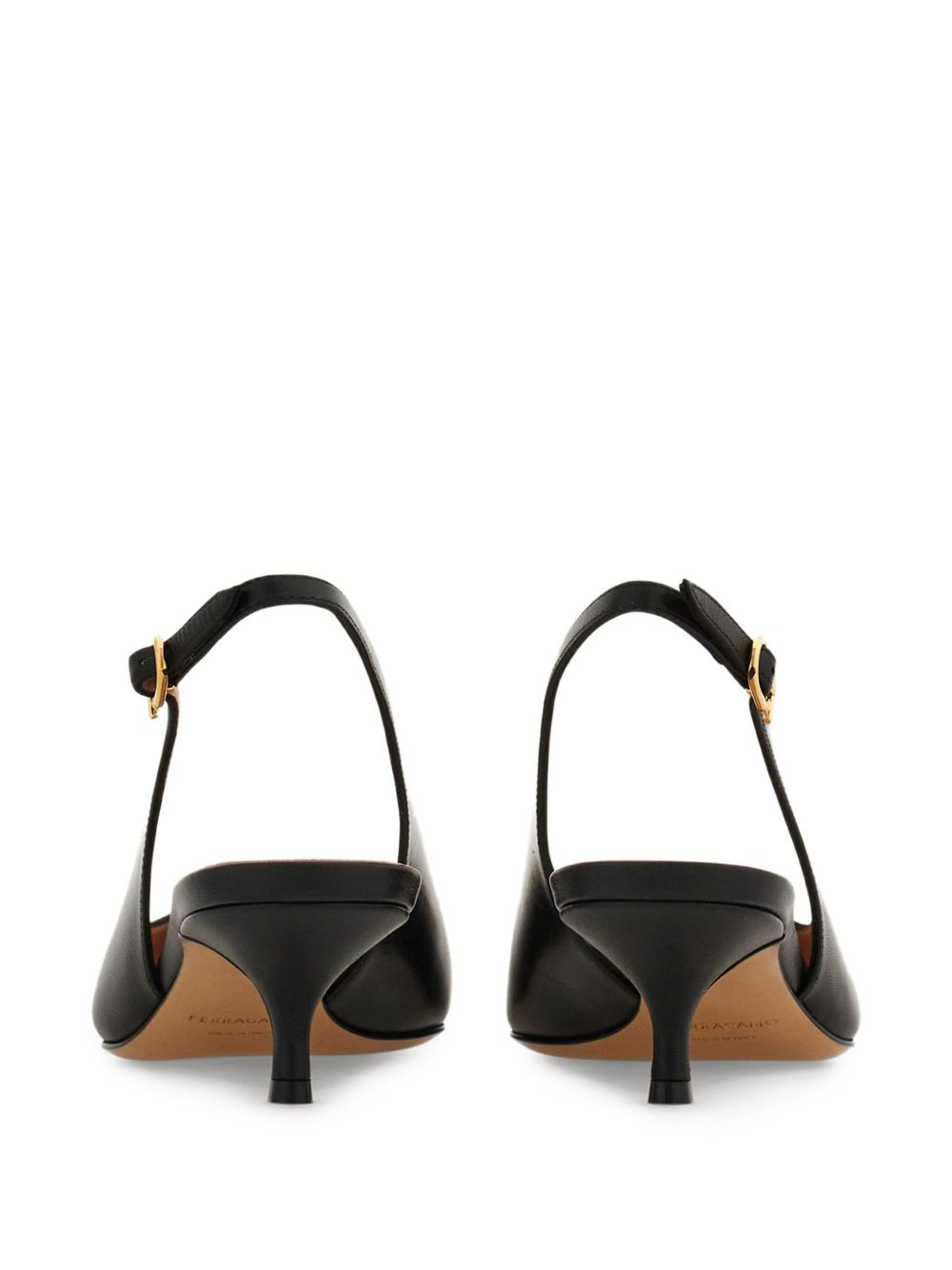 Ferragamo With Heel BLACK – Upper: 100% Goat - view 4