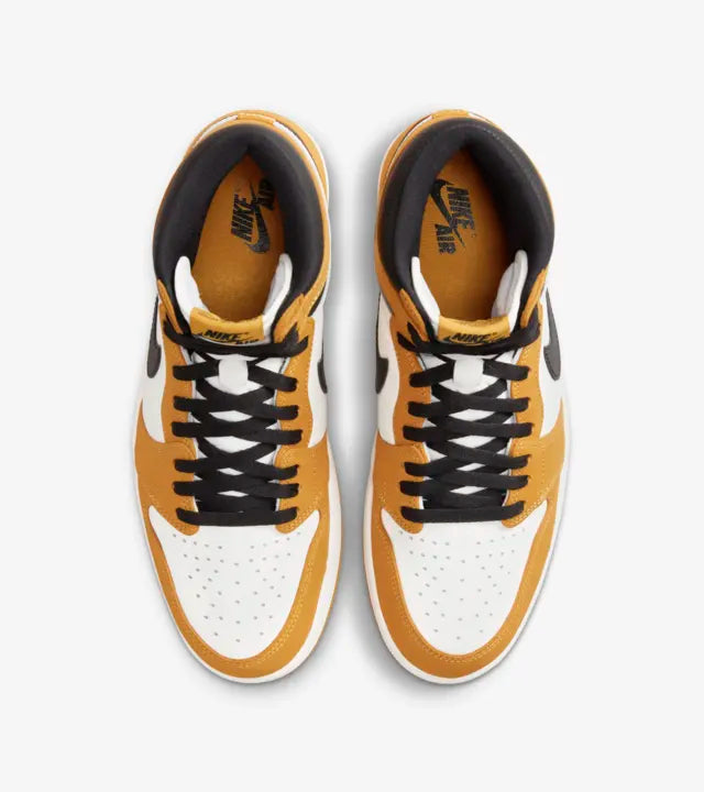 Cop Underdog Air Jordan 1 High OG Yellow Ochre - view 2