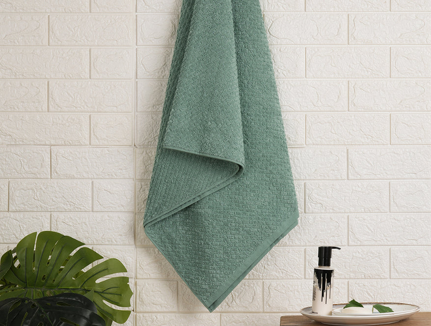 100 cotton bath – Spaces India Malachite Green - Light Teal 100% Cotton Bath Towel - Genesis By Spaces