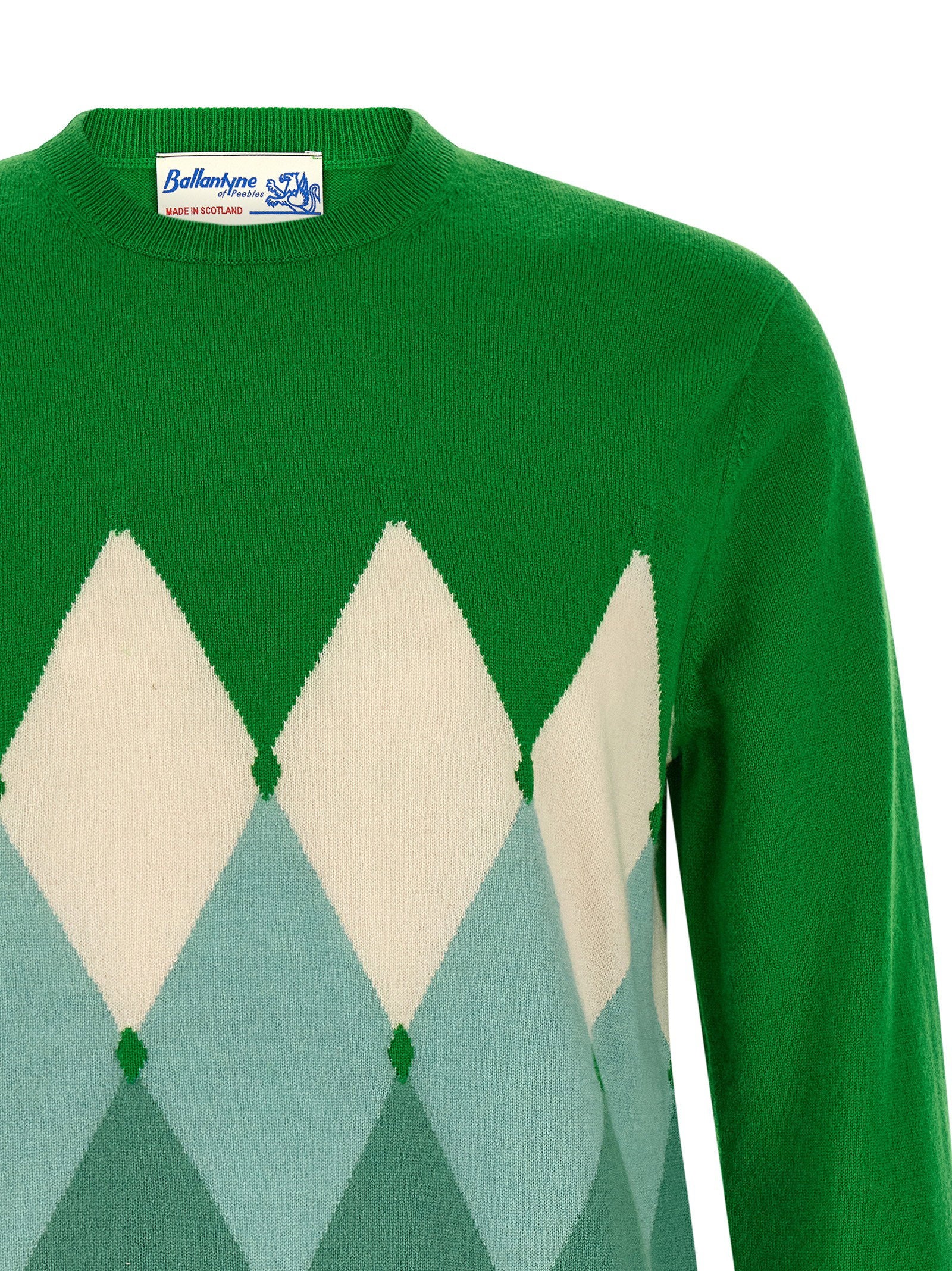 Ballantyne Diamond Sweater – 100% cashmere - view 3
