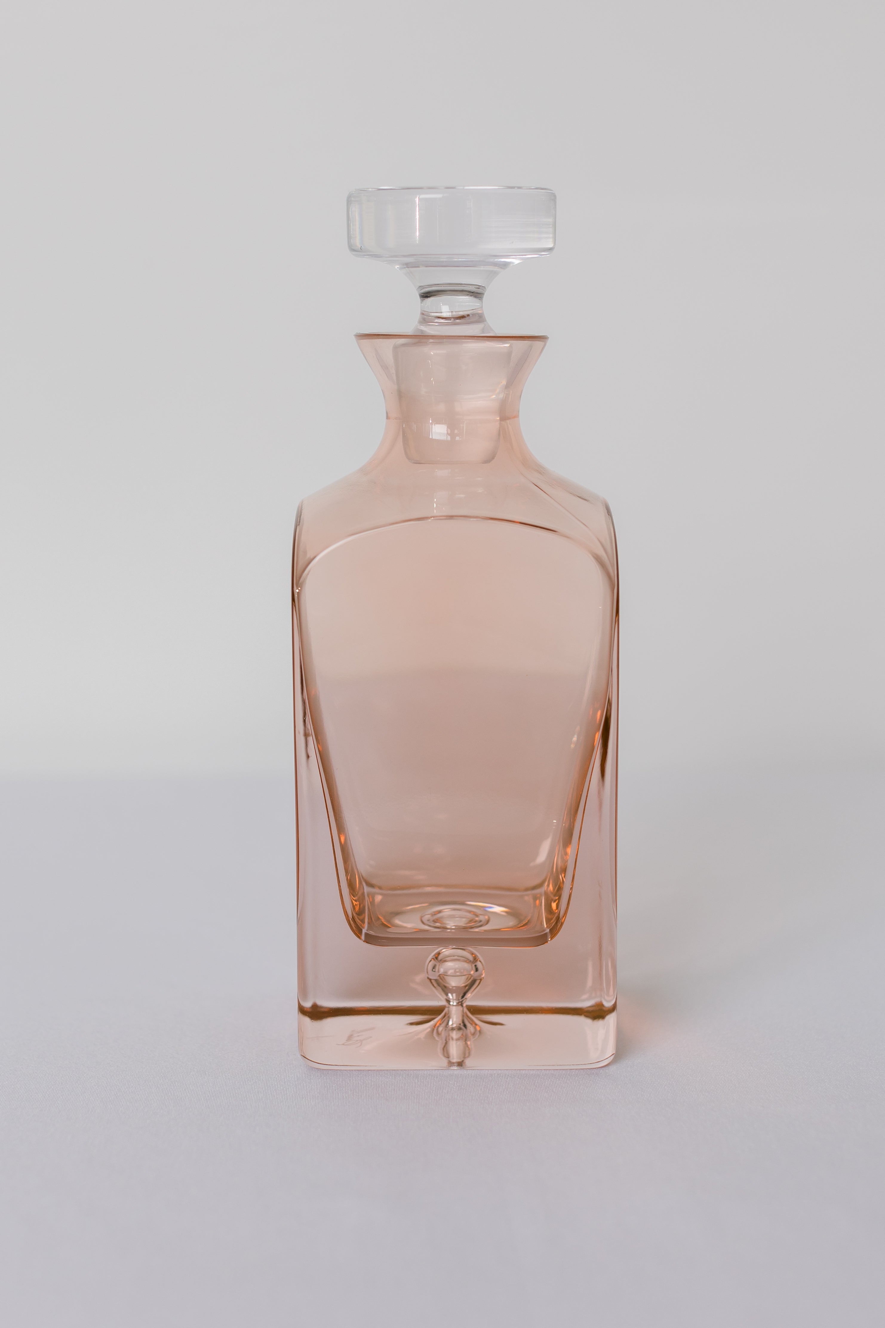Estelle Colored Glass Estelle Colored Decanter- Heritage {Blush Pink} - view 2