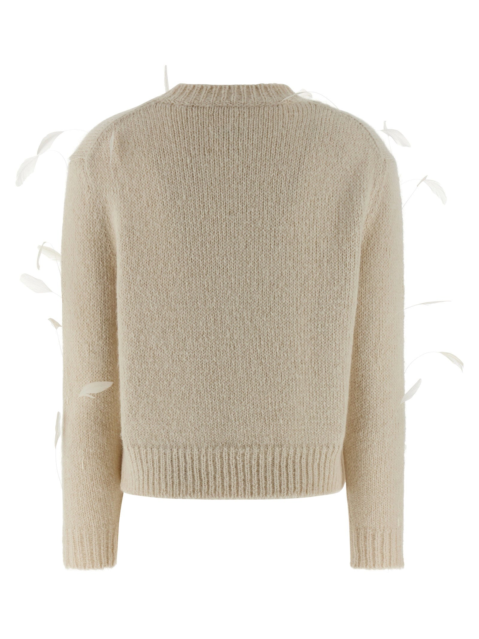 Jil Sander Feather Sweater – 81% wp, 16% wv, 3% pa - view 2