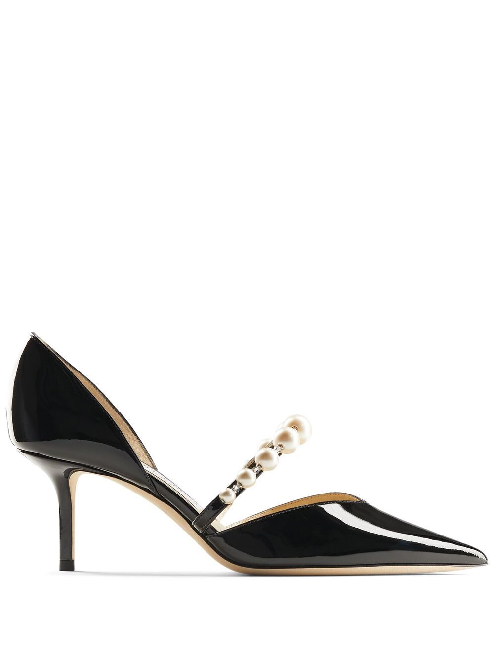 JIMMY CHOO With Heel BLACK – 98% Calf 2% Lamb