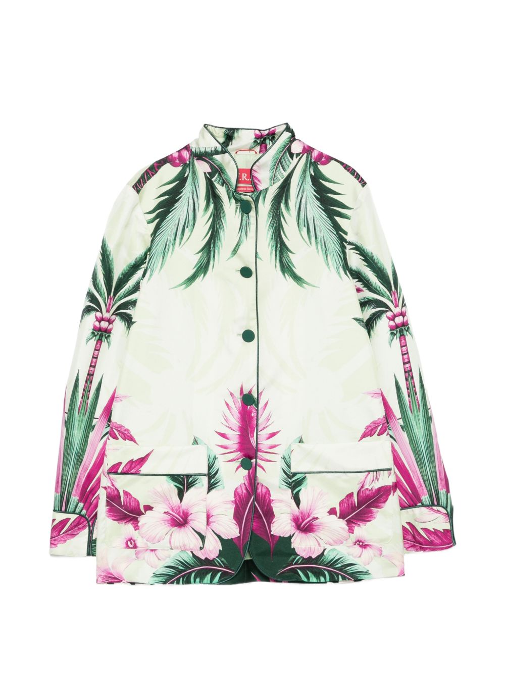 F.R.S . Printed silk jacket – Silk 100%