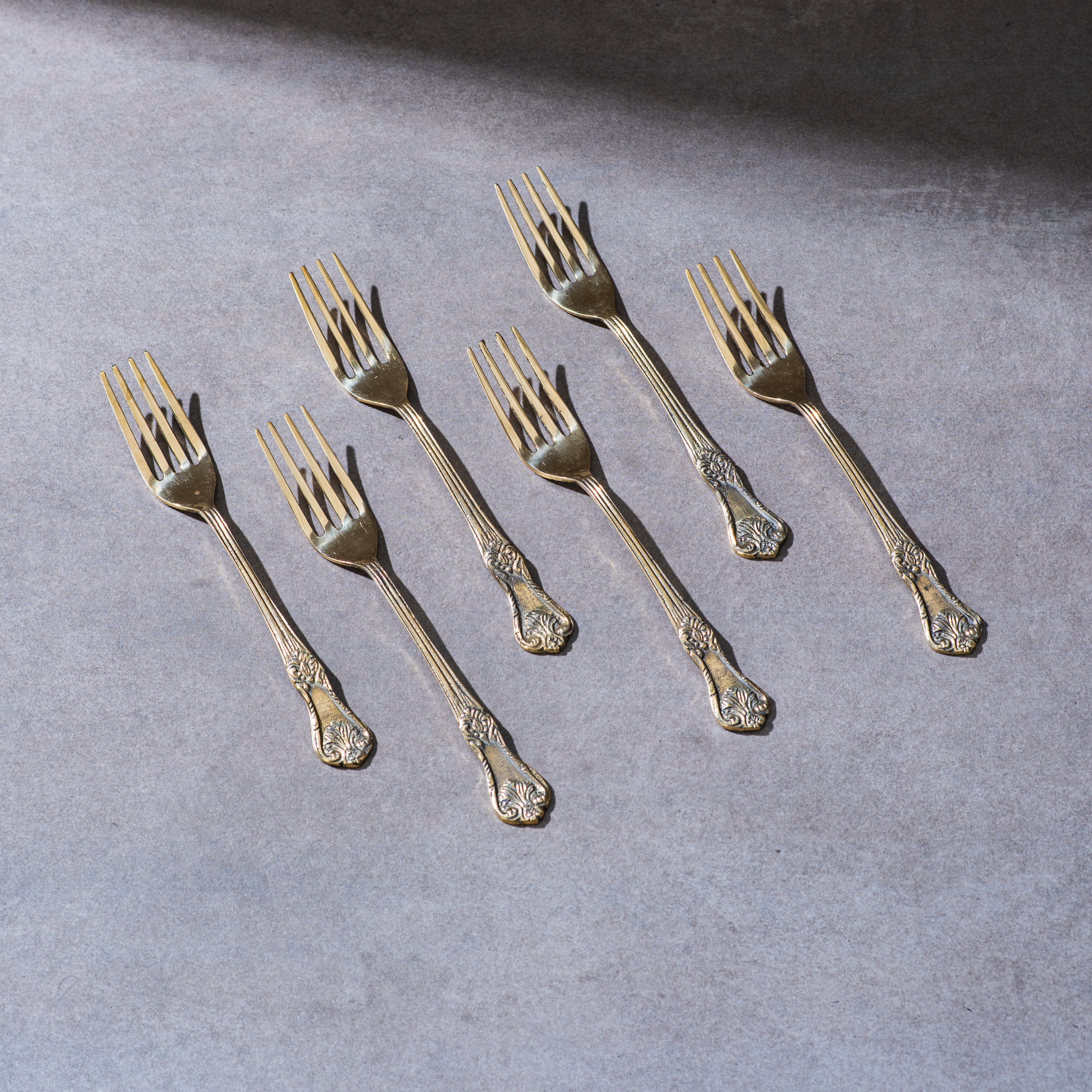 P-TAL Gift Box of Cutlery (Engraved Brass Forks & Spoons) - view 3