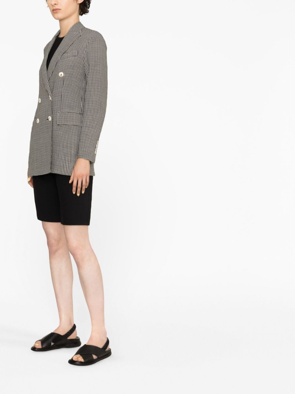 Circolo 1901 Pied de poul double-breasted jacket - view 2