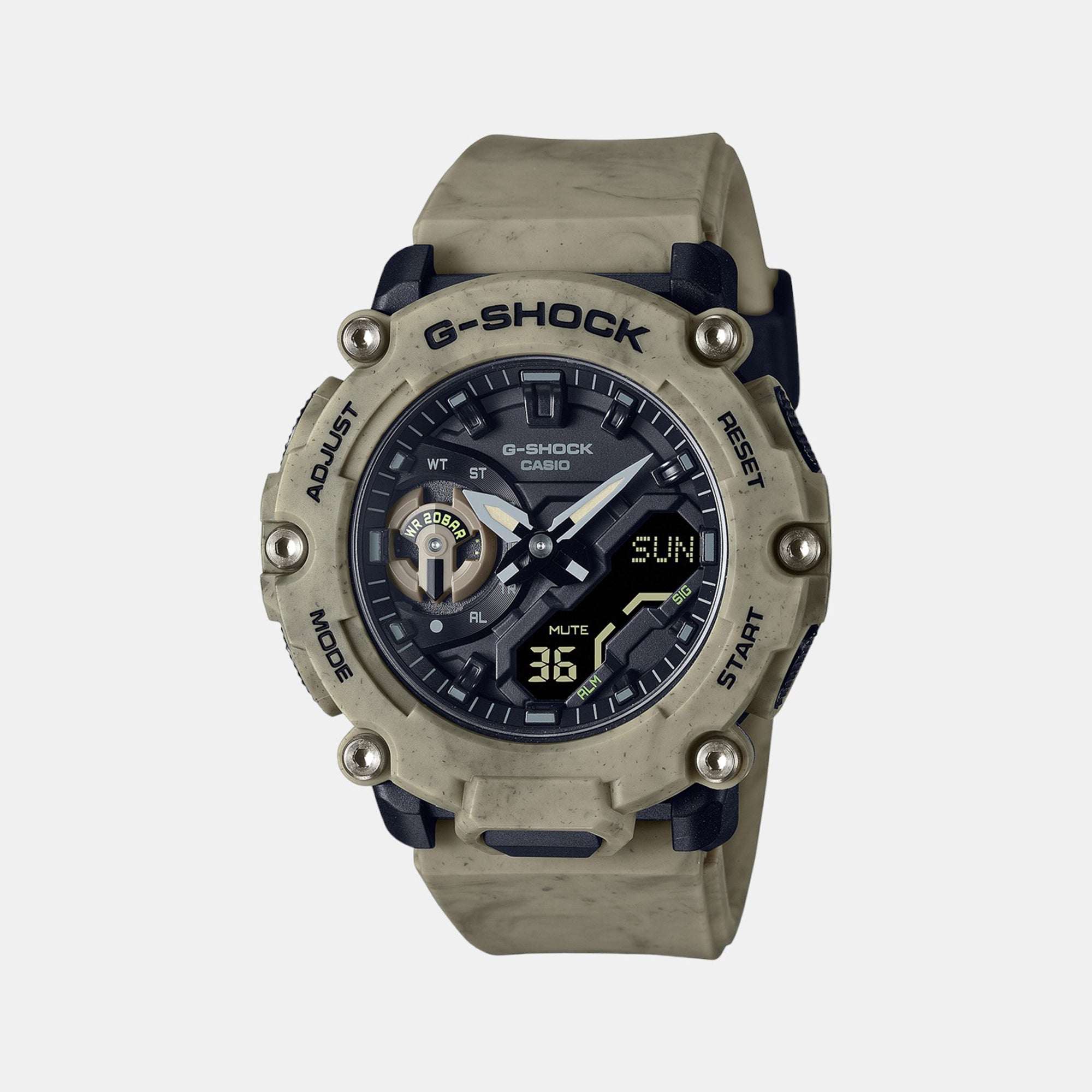 Casio G-Shock Men Quartz Black Dial Analog-Digital Resin Watch G1263