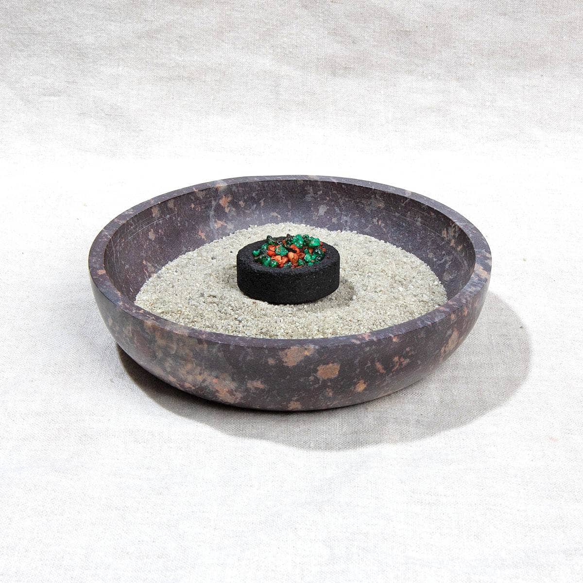 Tiny Rituals Natural Soapstone Smudge Bowl Kit - view 2