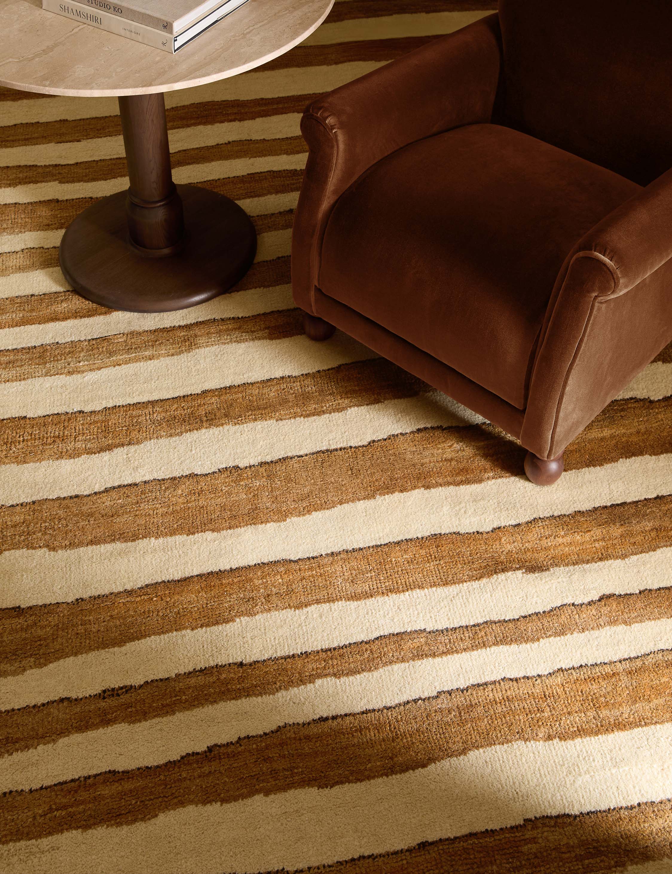 Lulu and Georgia Varo Hand-Knotted Jute-Blend Rug - view 2