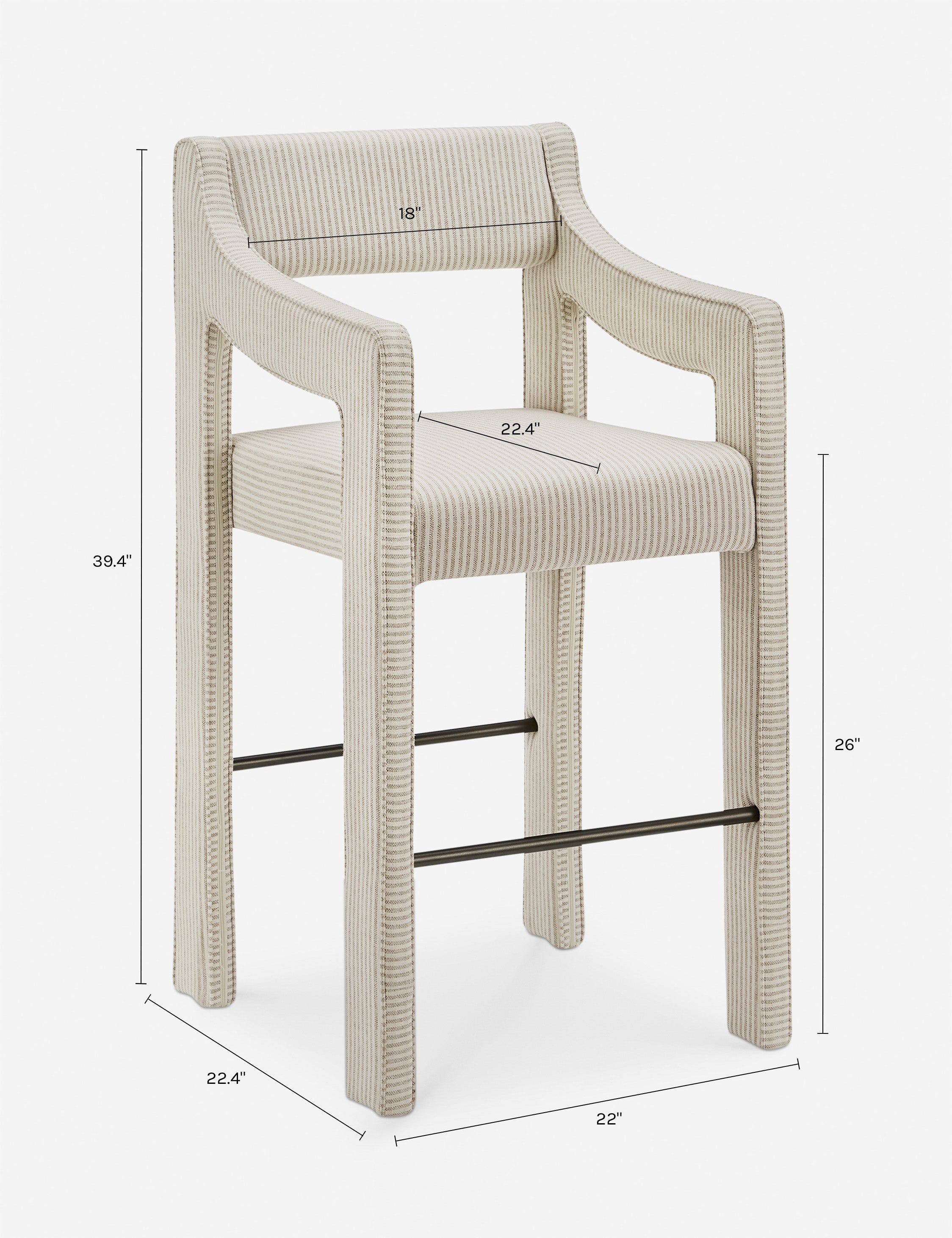 Lulu and Georgia Ellen Counter Stool - view 20