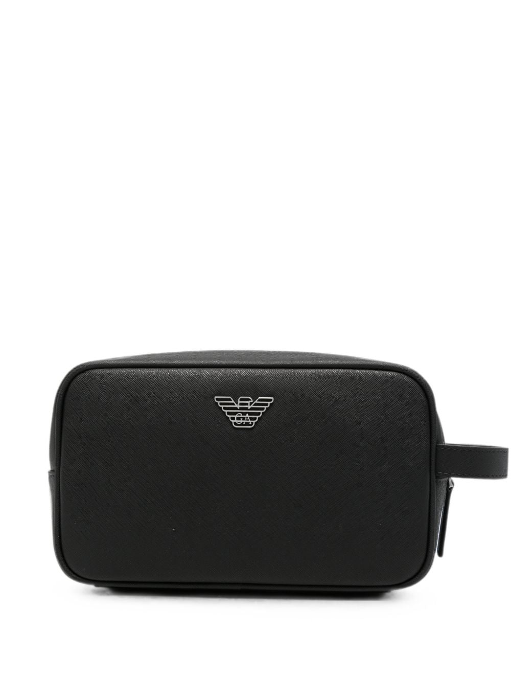 Emporio Armani Logo Crossbody Bag – 100% Polyurethane
