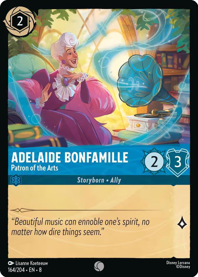 Lorcana Adelaide Bonfamille - Patron of the Arts - 164/204 [Reign of Jafar] [Non-Foil]