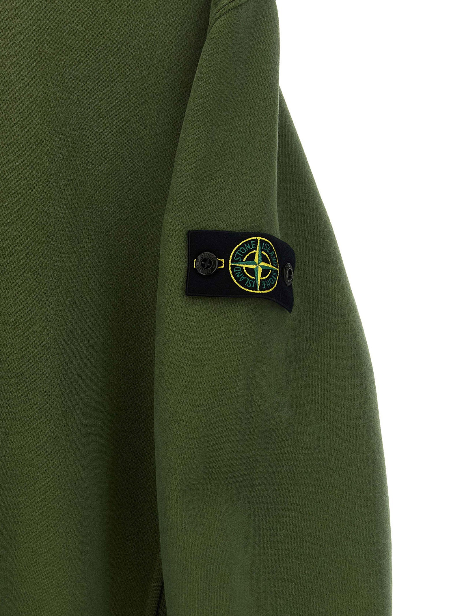 Stone Island Junior Badge Logo Sweatshirt – 100% cotton - view 3