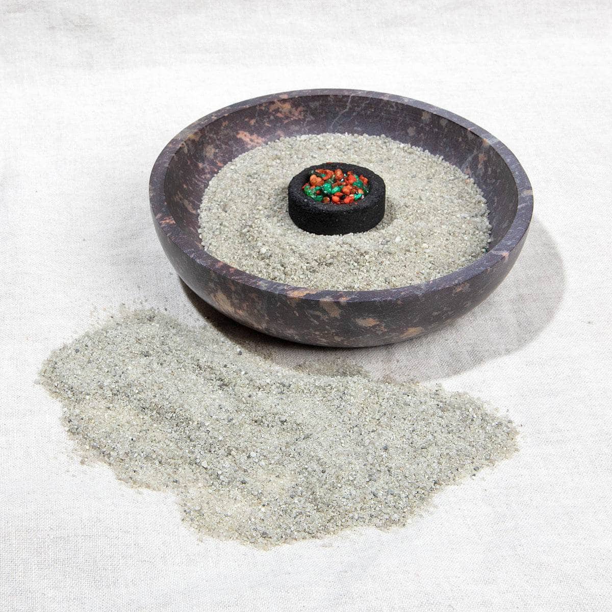 Tiny Rituals Natural Soapstone Smudge Bowl Kit - view 4