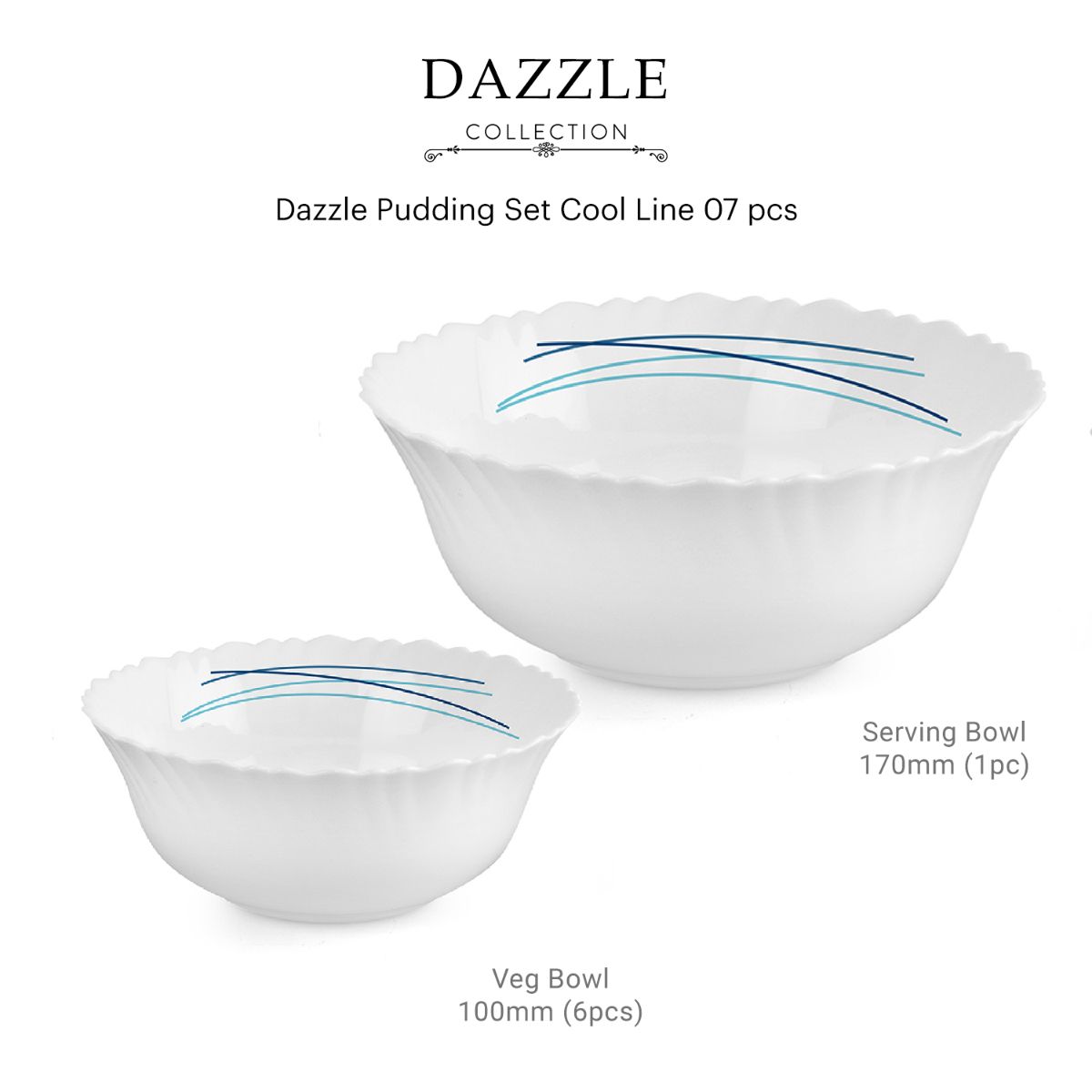 Cello Dazzle Series Pudding Gift Set, 7 Pieces - view 37