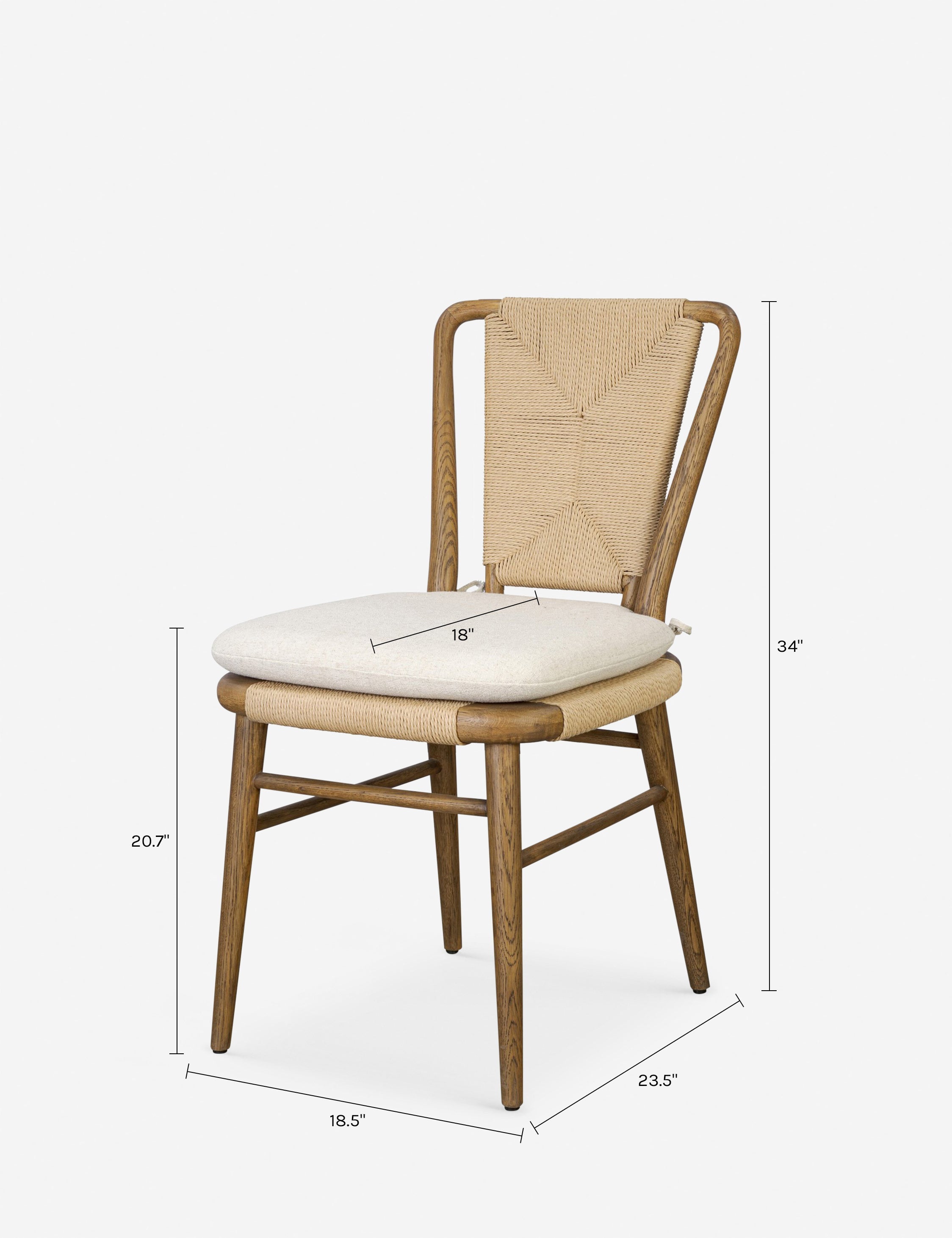 Lulu and Georgia Greylin Dining Chair by Amber Lewis x Four Hands - view 19