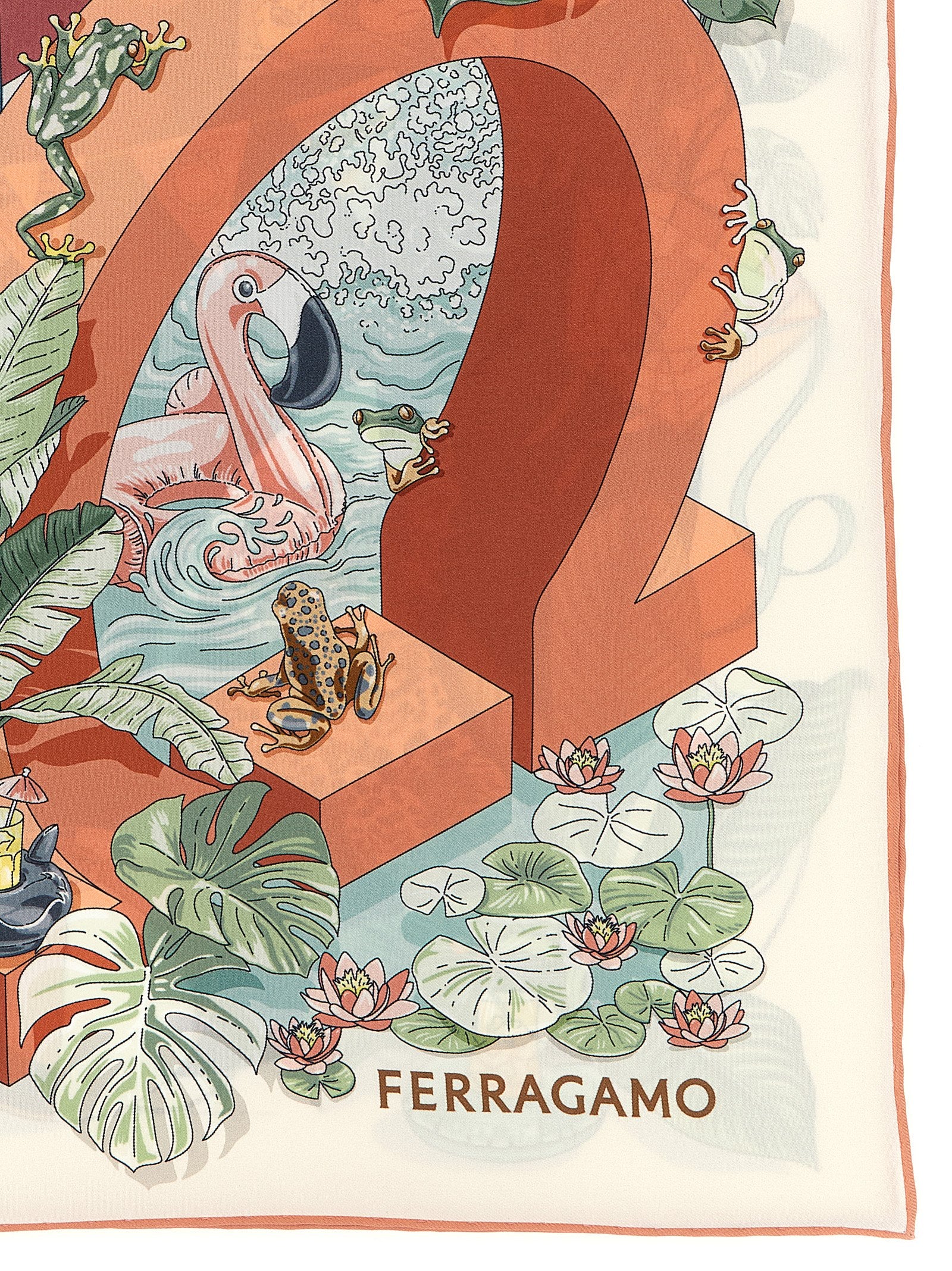 Ferragamo Jungle Party Scarf – 100% silk - view 2