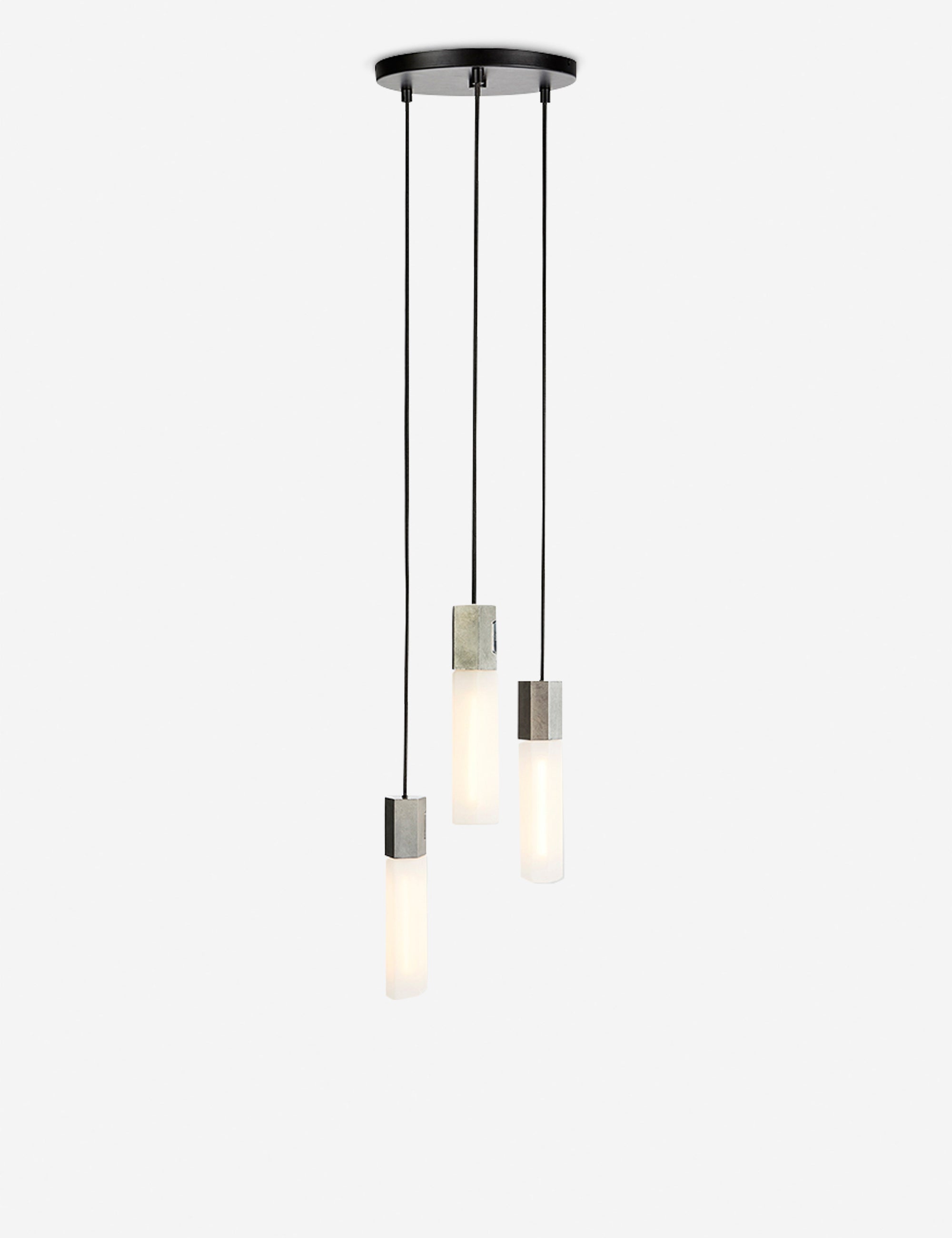 Lulu and Georgia Tala Basalt 3-Light Pendant Light - view 2