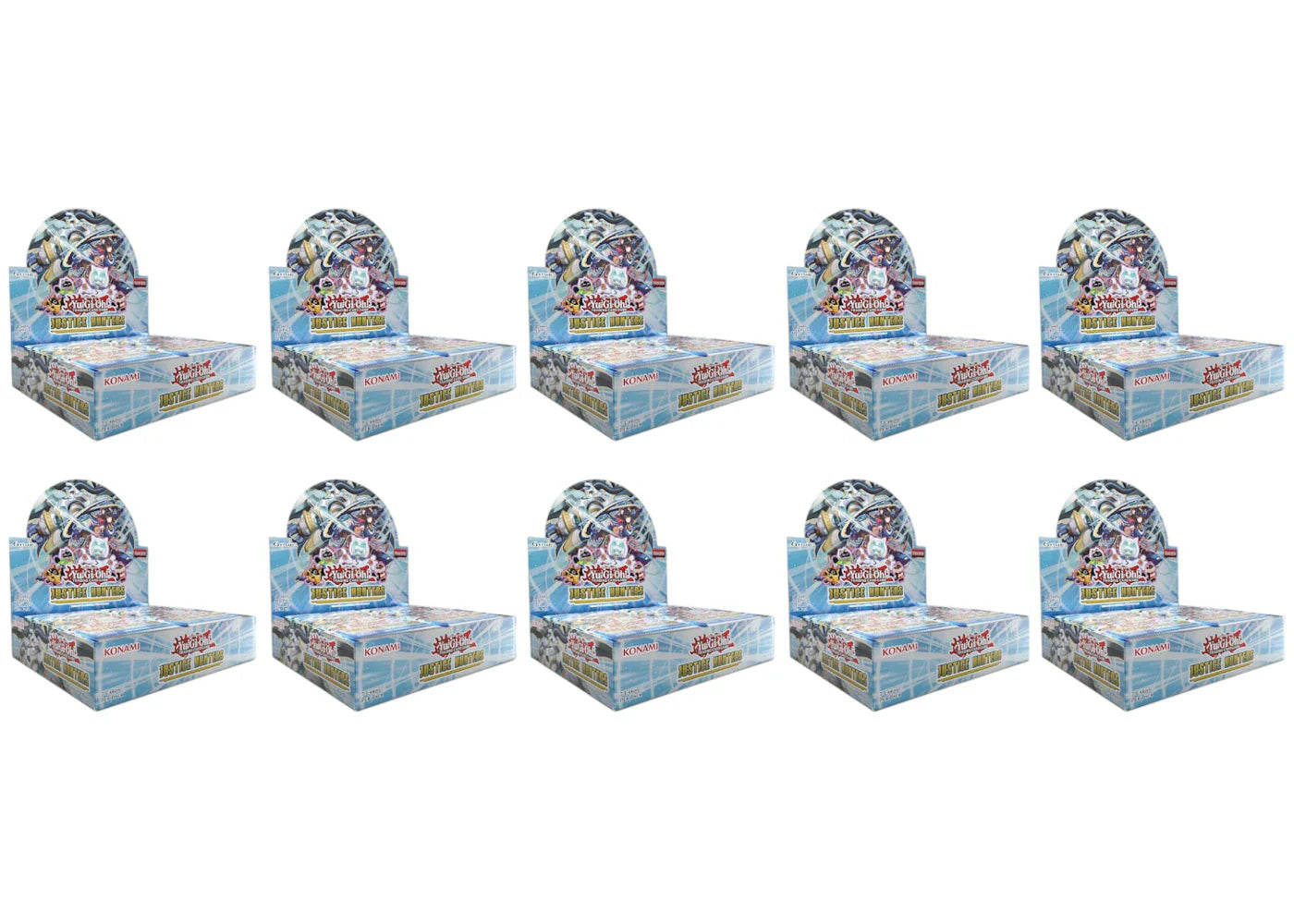 2025 Yu-Gi-Oh! Justice Hunters Booster Box 10x Lot