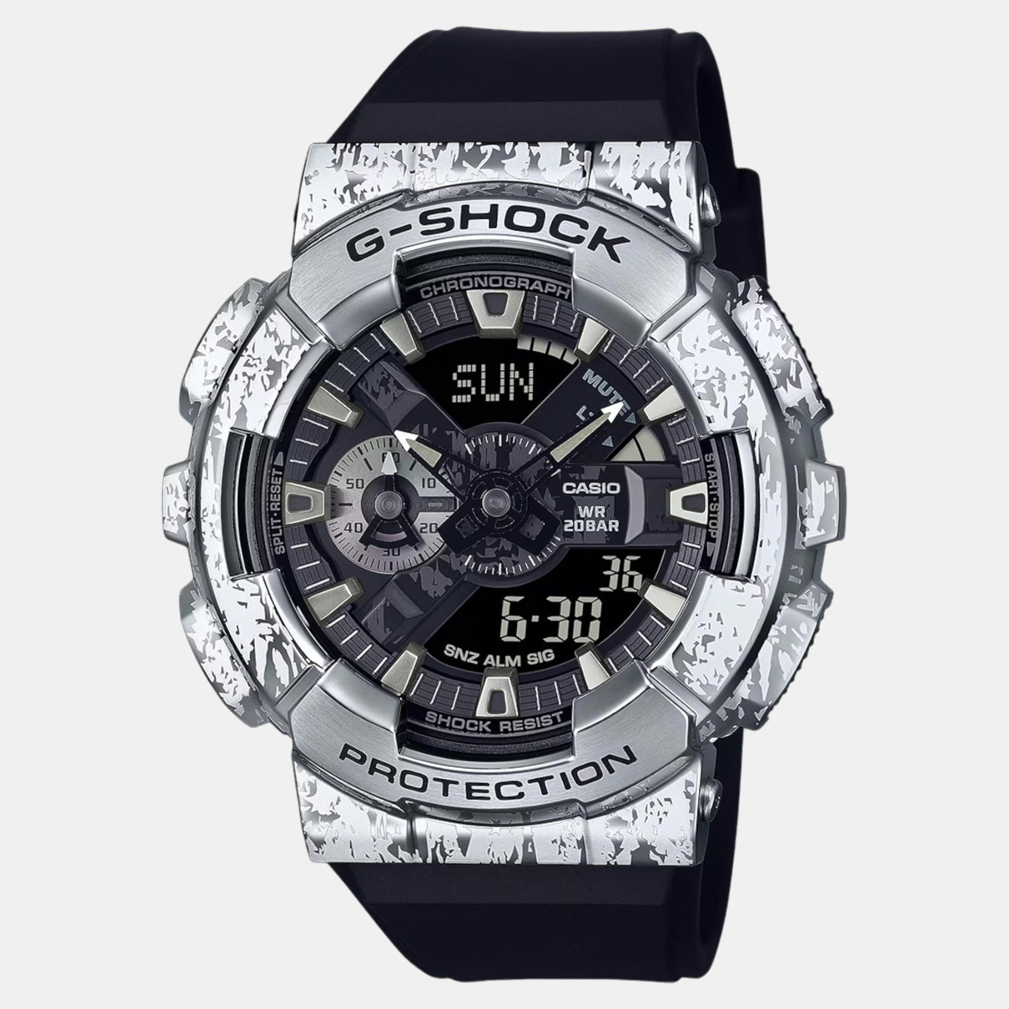 Casio G-Shock Men Quartz Black Dial Analog-Digital Resin Watch G1538