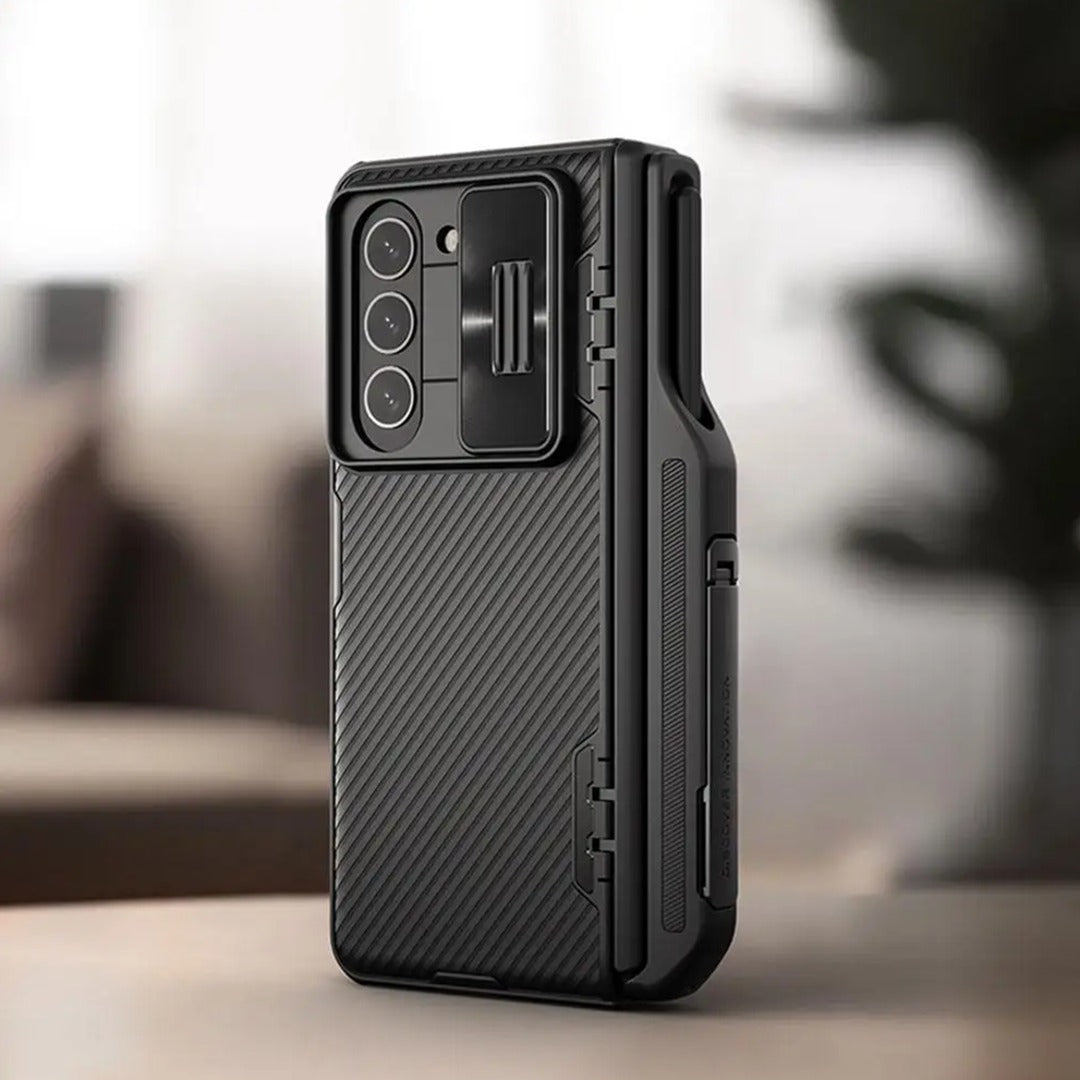 Million Cases Galaxy Z Fold5 Camshield S-Pen Holder Stand Case - view 4
