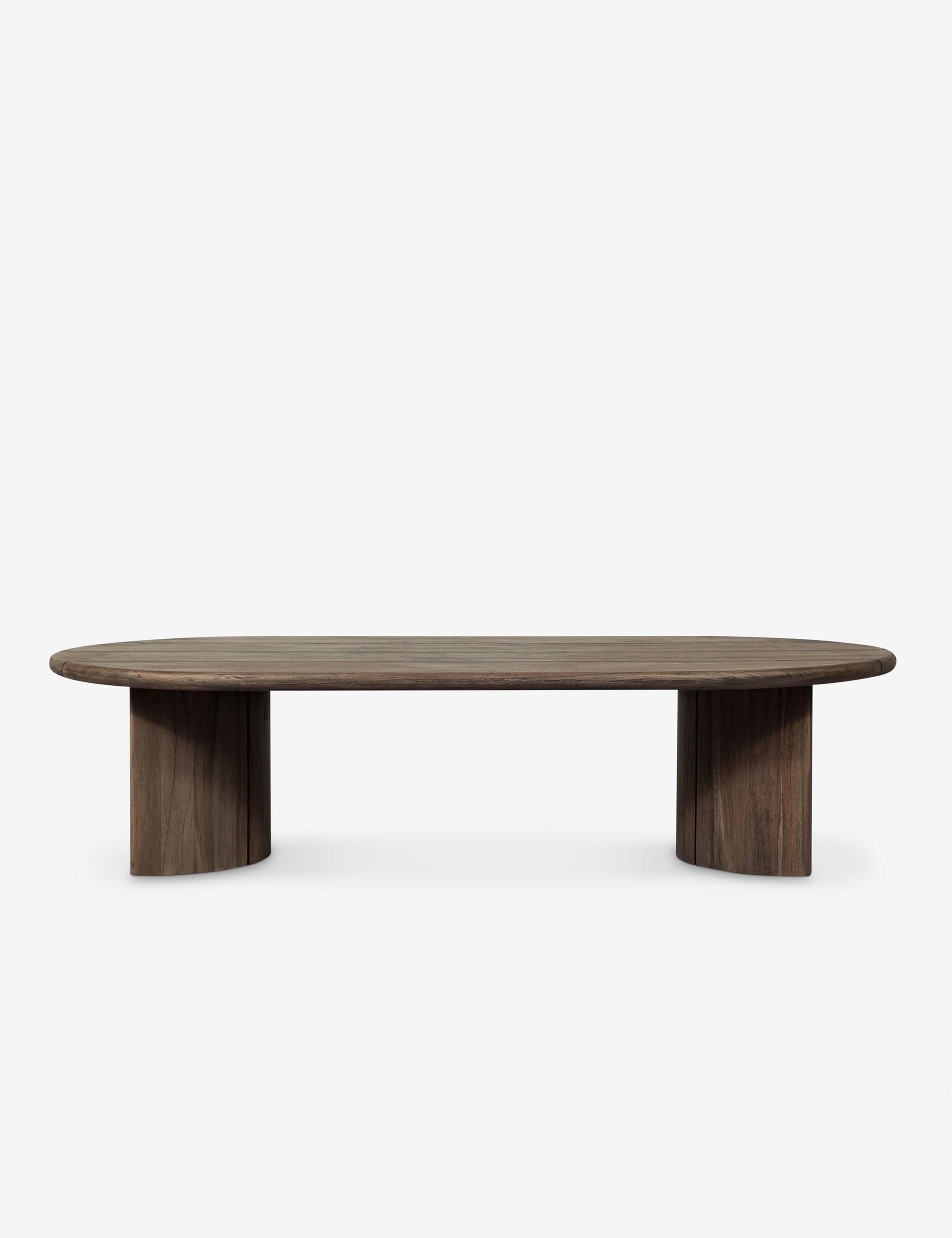 Lulu and Georgia Gilda Outdoor Oval Coffee Table