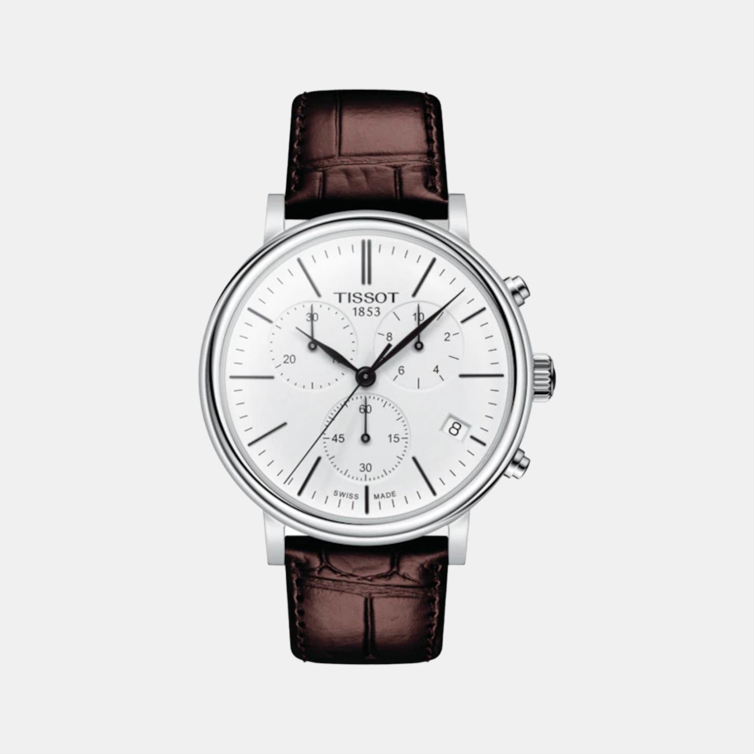 Tissot Carson Men Chronograph Leather Watch T1224171601100