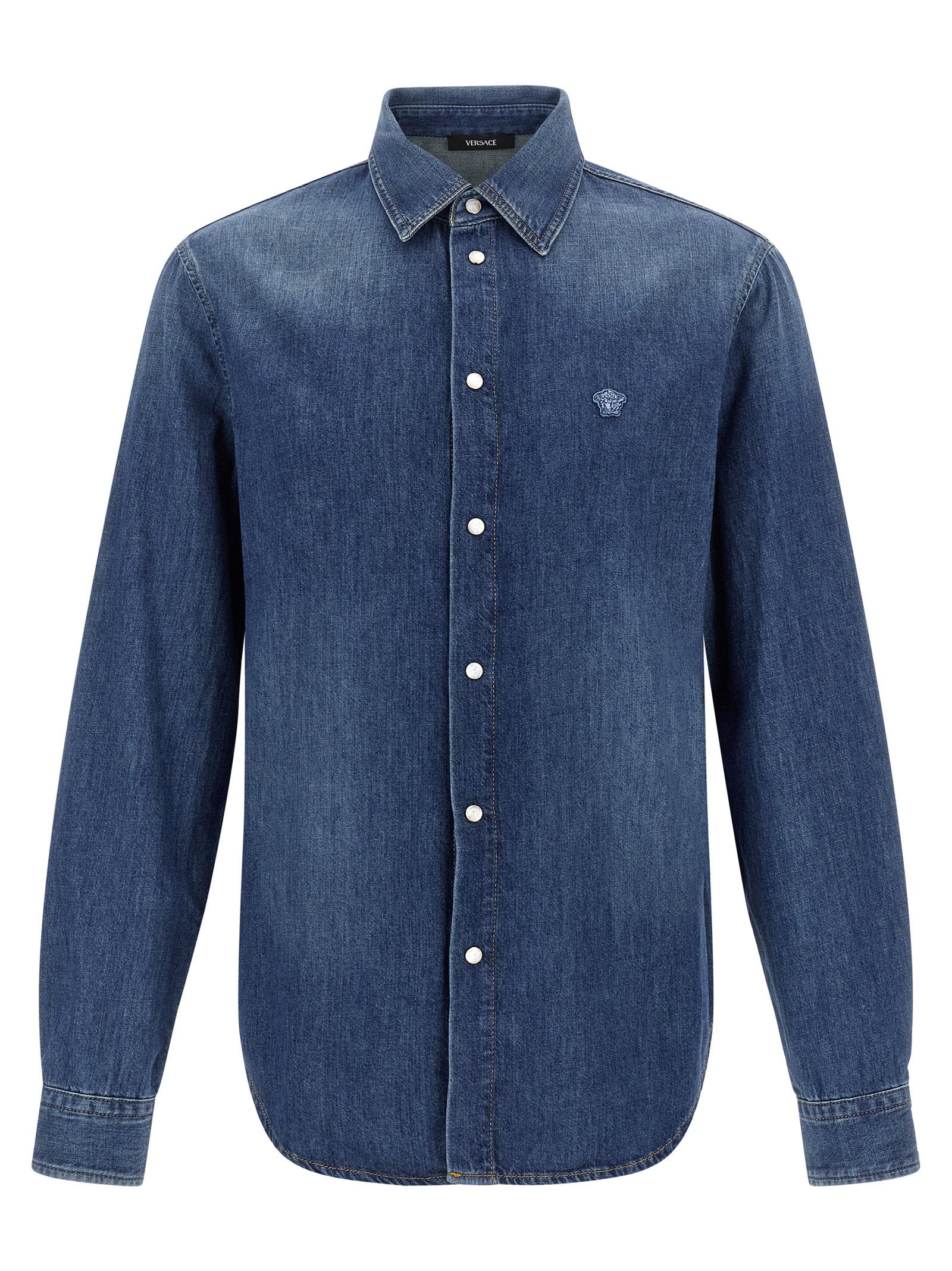 Versace Medusa Patch Shirt – 100% cotton
