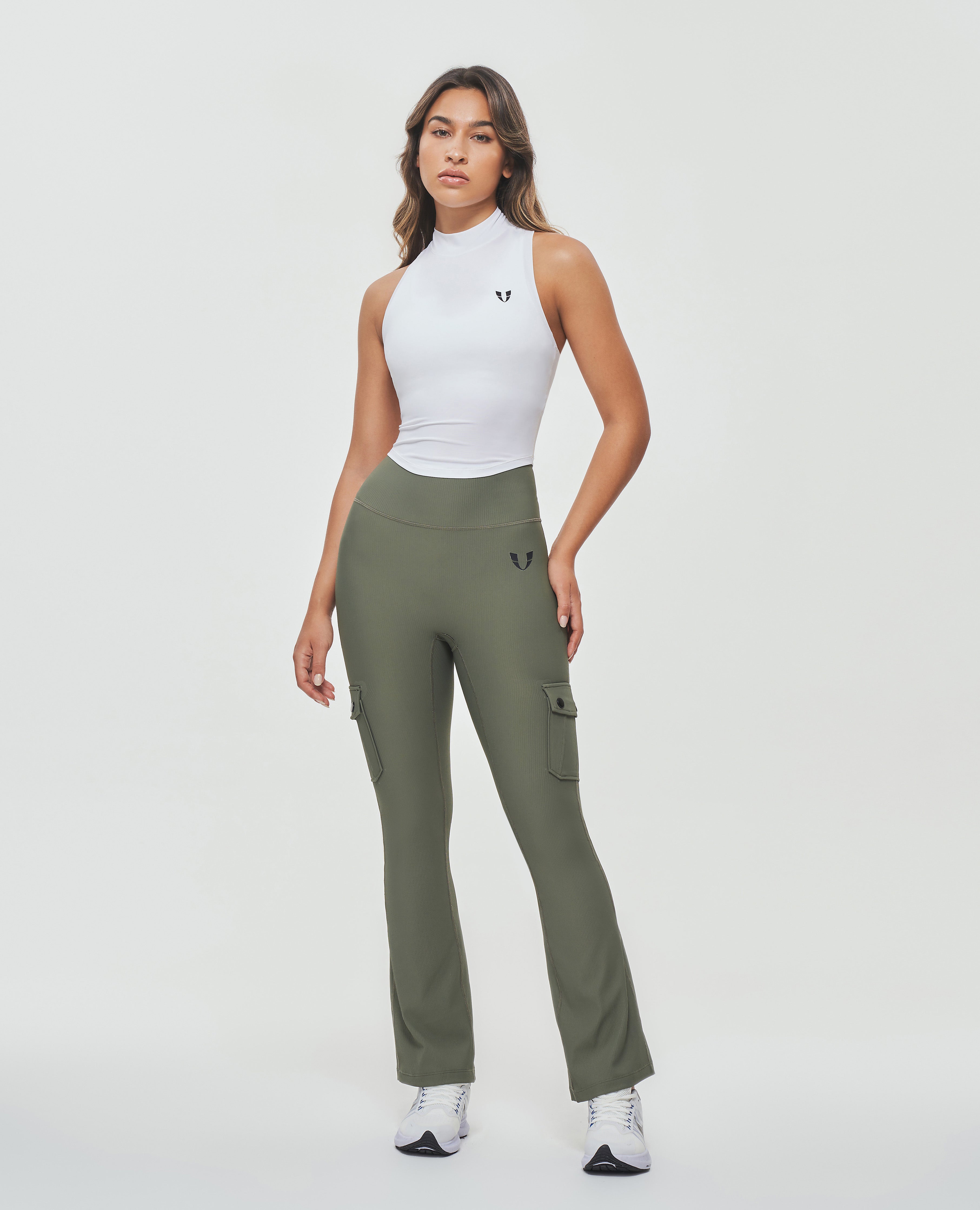 FIRM ABS High Neck Athletic Tank - White - view 5