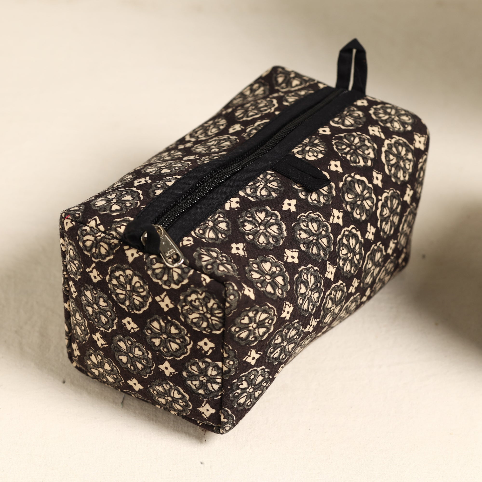 ITOKRI CRAFTS INITIATIVE Black - Handmade Cotton Toiletry Bags (Set of 3) 61 - view 4