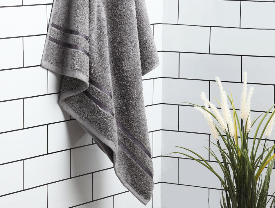 100 cotton bath – Spaces India Gunmetal Grey - Dark Grey 100% Cotton Bath Towel - Atrium By Spaces