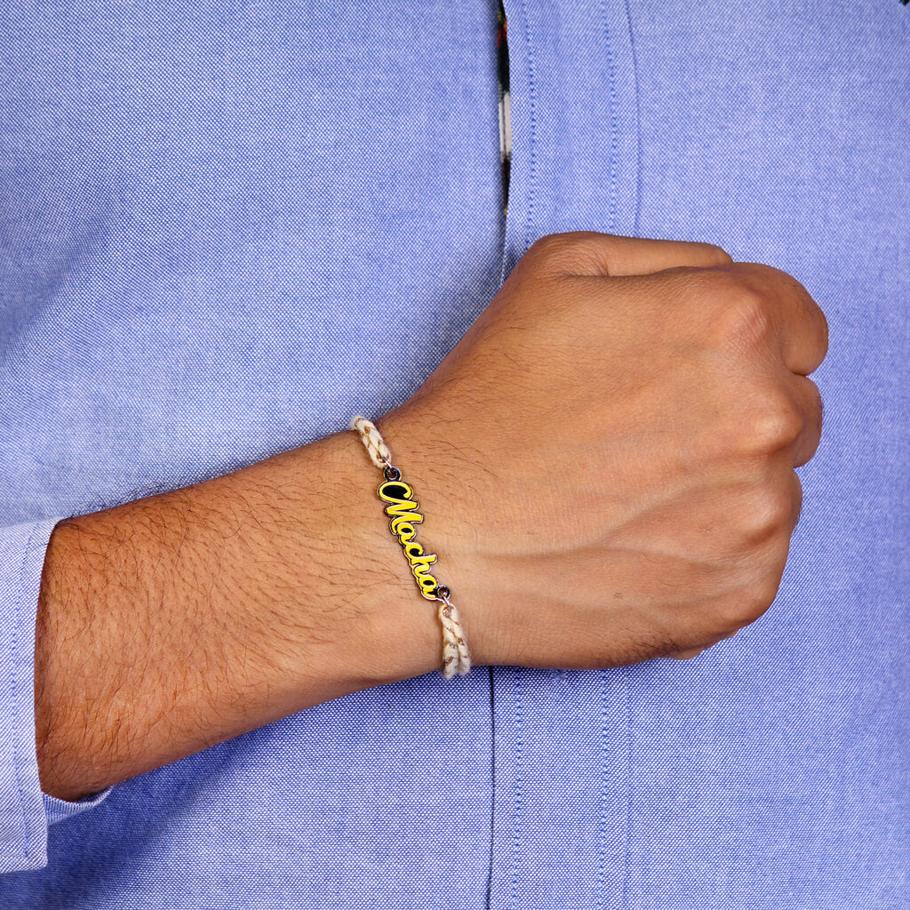 Bigsmall_piu Macha Metallic Rakhi - view 2