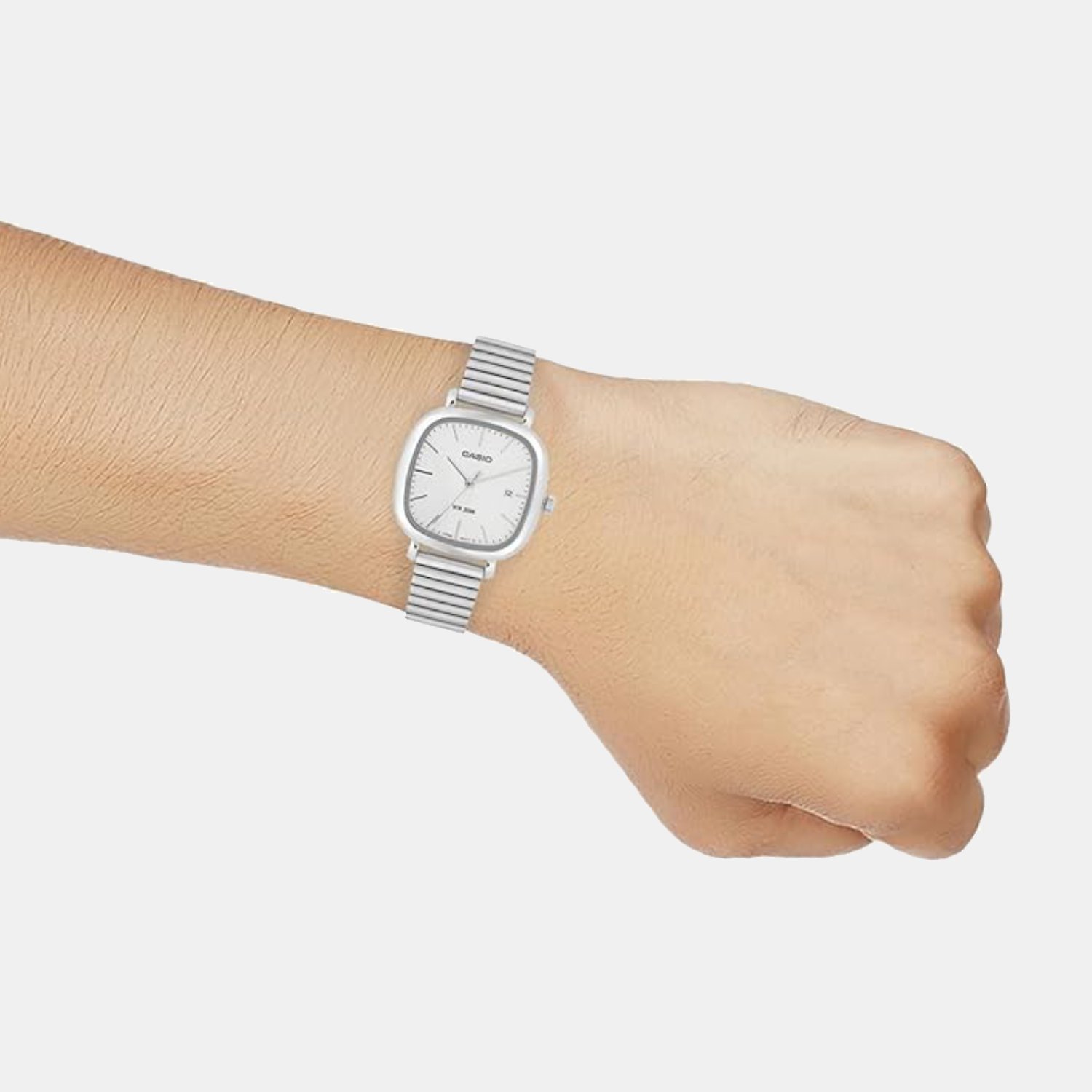 Casio Enticer Women Quartz Silver Dial Analog Stainless Steel Watch A2464 - view 6