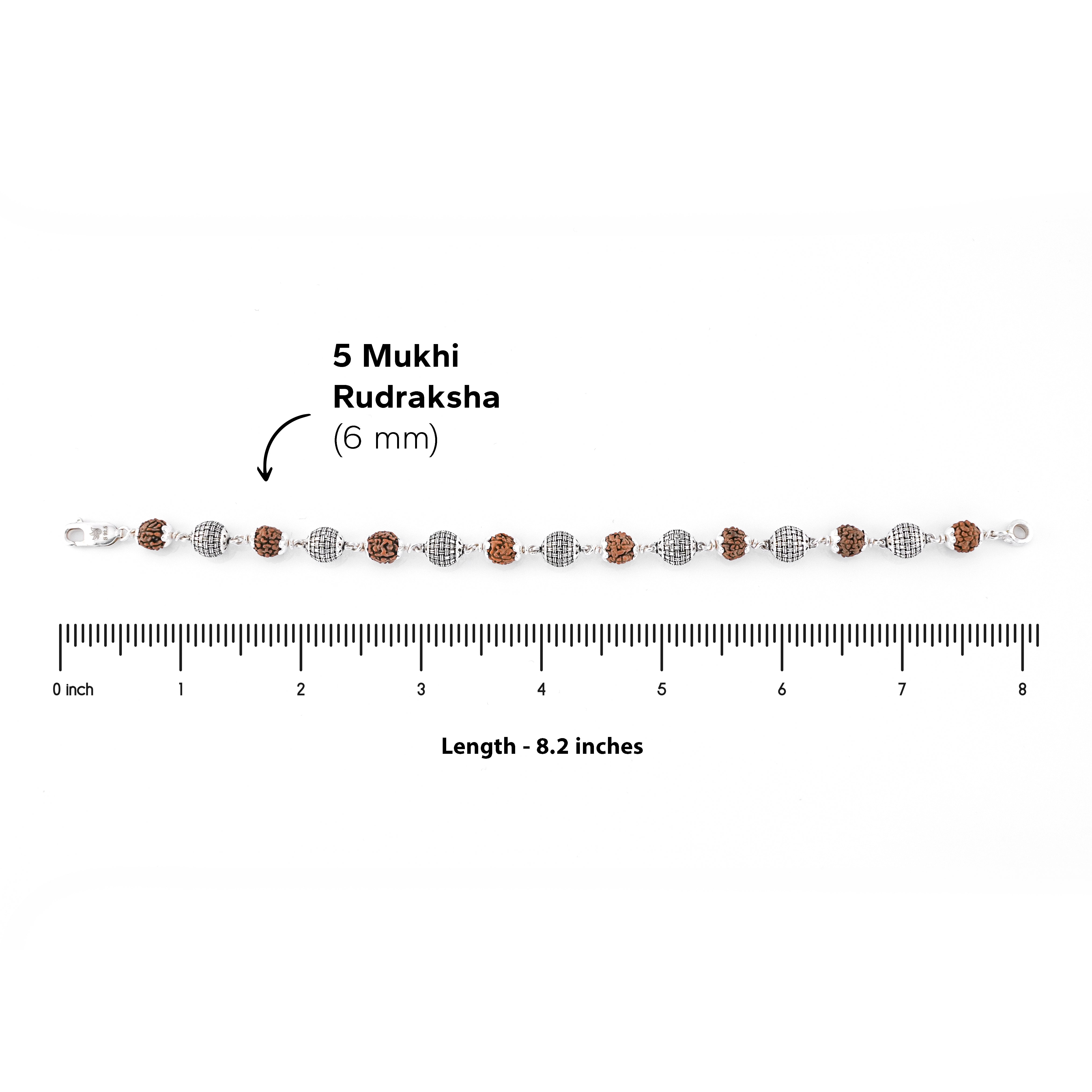 Prinjal Jewellers Pure Rudraksha Bracelet - view 5