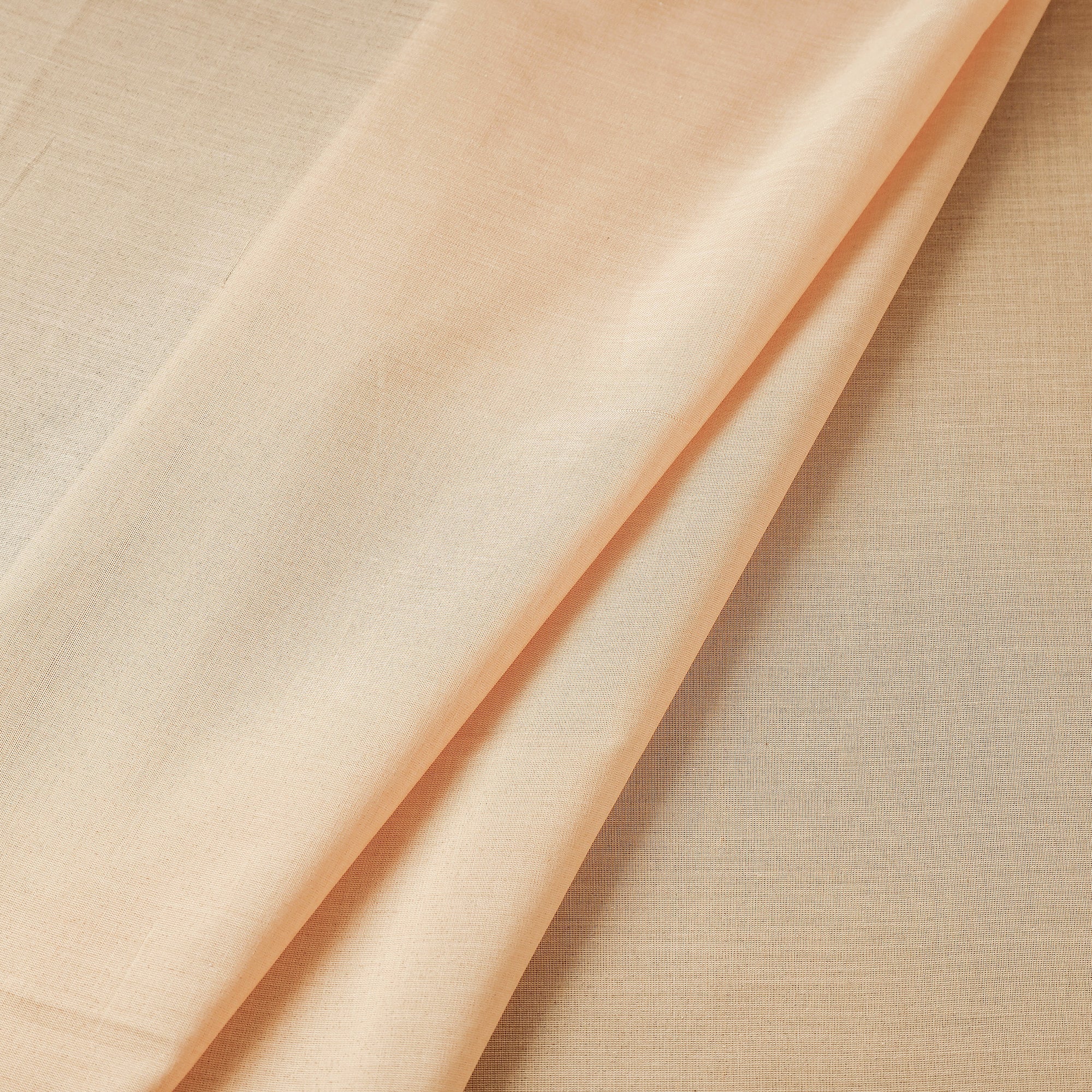 ITOKRI CRAFTS INITIATIVE Beige - Maheshwari Cotton Handloom Fabric - view 2