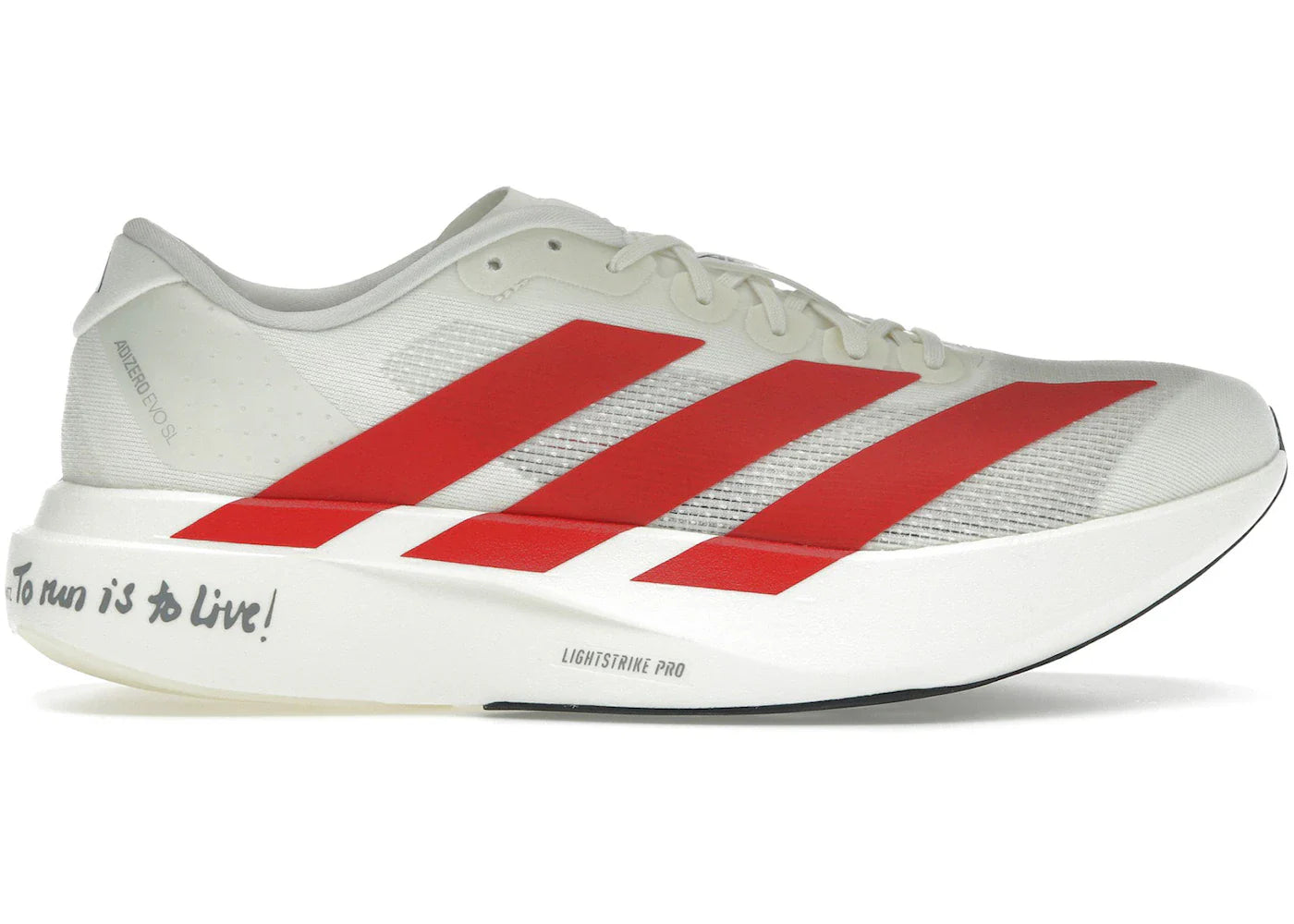 adidas Adizero EVO SL Off White Better Scarlet