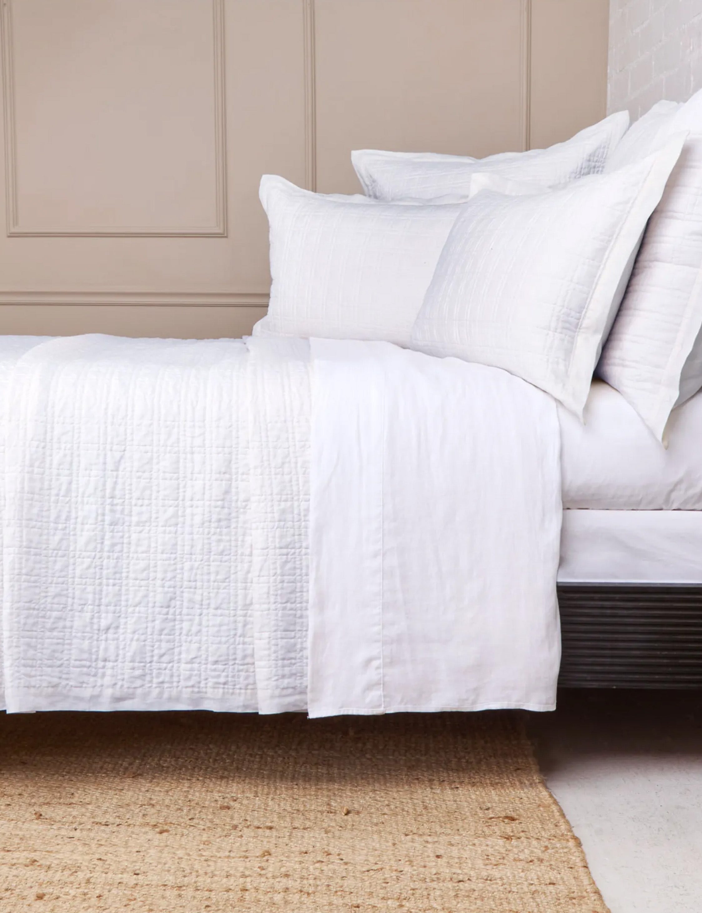 Lulu and Georgia Owen Linen Cotton Coverlet by Pom Pom at Home - view 9