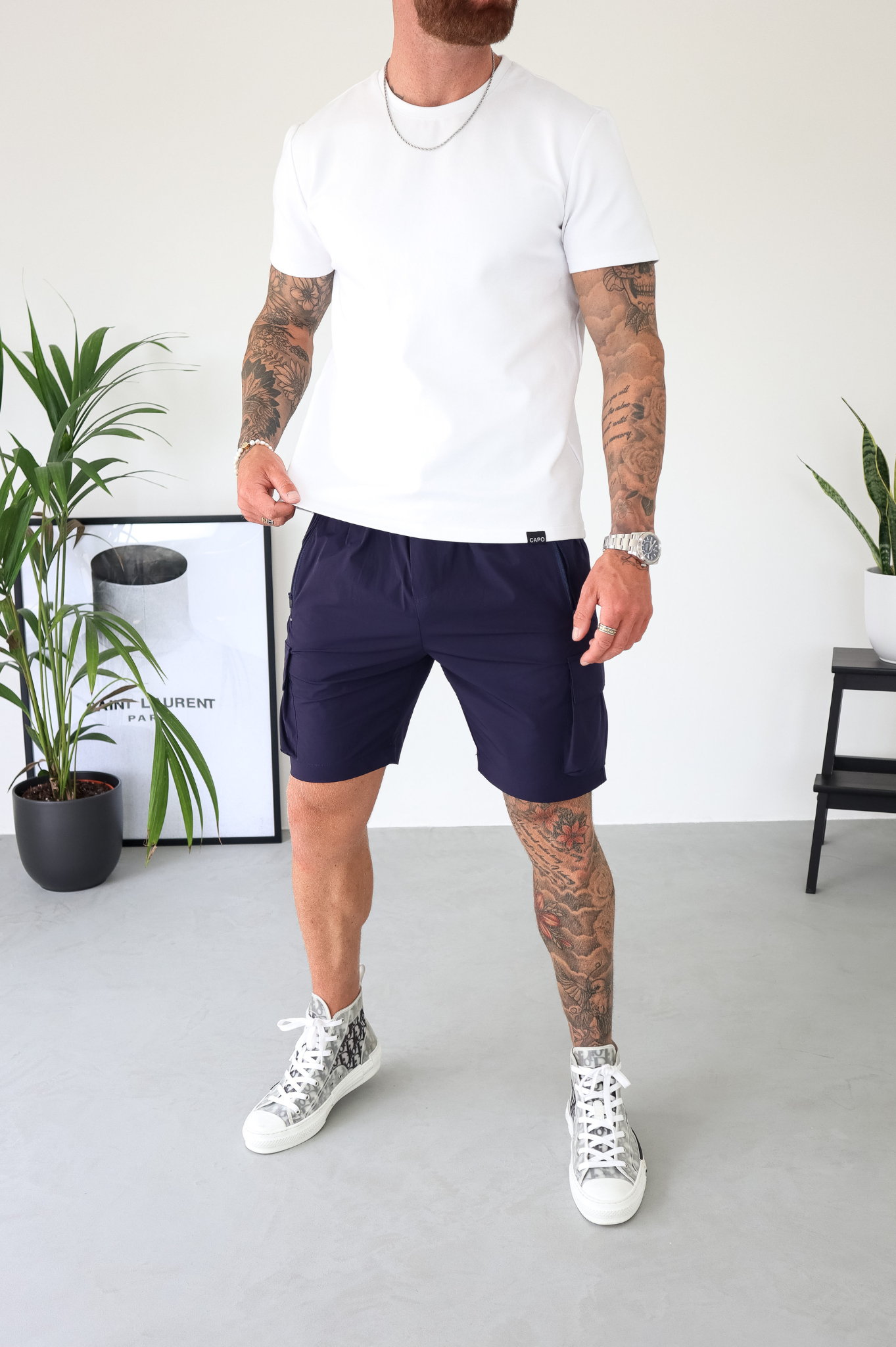 CAPO Lightweight Navy Cargo Shorts - view 7