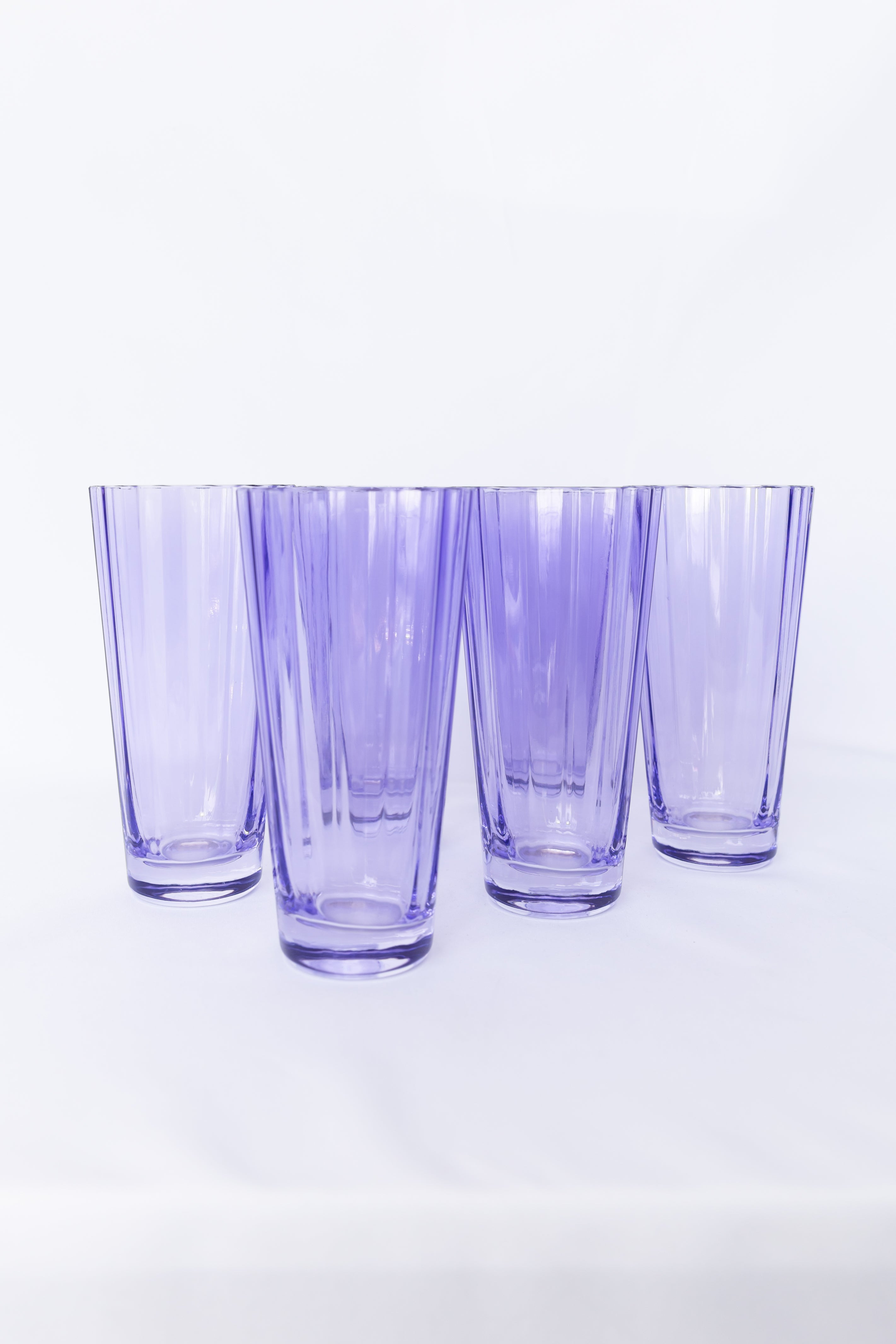 Estelle Colored Glass Estelle Colored Sunday High Balls - Set of 6 {Lavender}