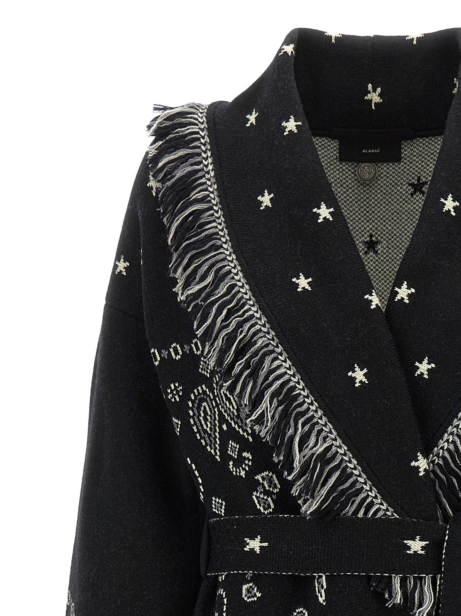 Alanui Bandana Long Coat – 100% virgin wool - view 3