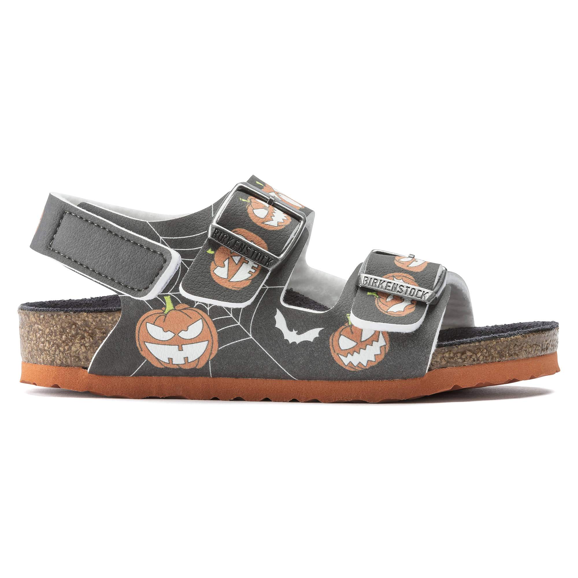 Birkenstock Milano Kids Birko-Flor – Black Black/Halloween Pumpkin Black - view 4