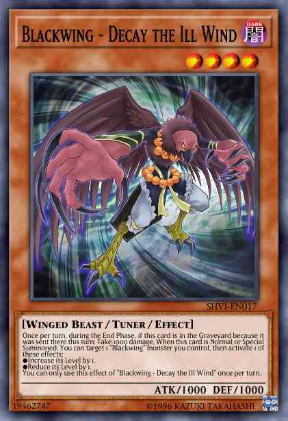 Yu-Gi-Oh! Blackwing - Decay the Ill Wind - SHVI-EN017 - Common - Unlimited