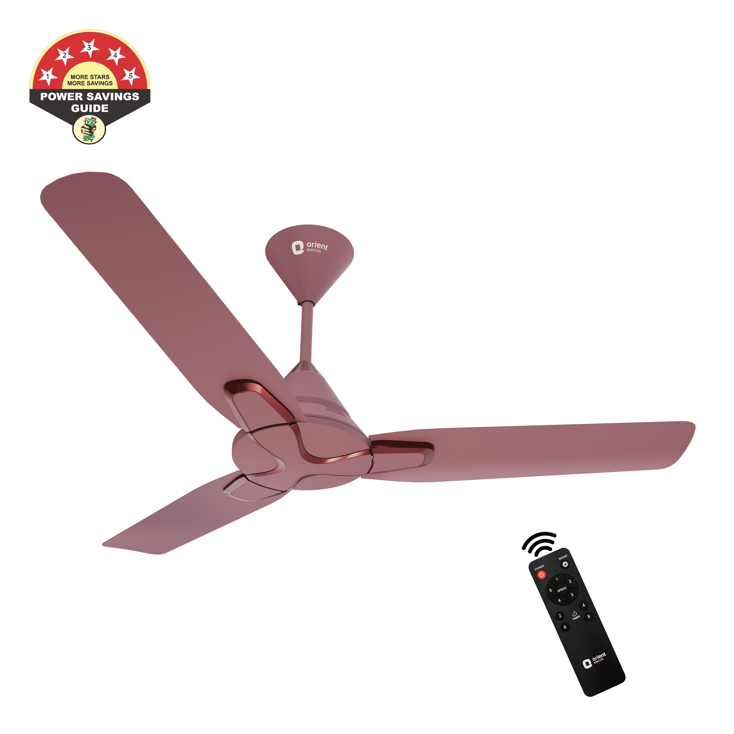 Orient Electric 1200mm Jazz BLDC Decorative Ceiling Fan With Remote